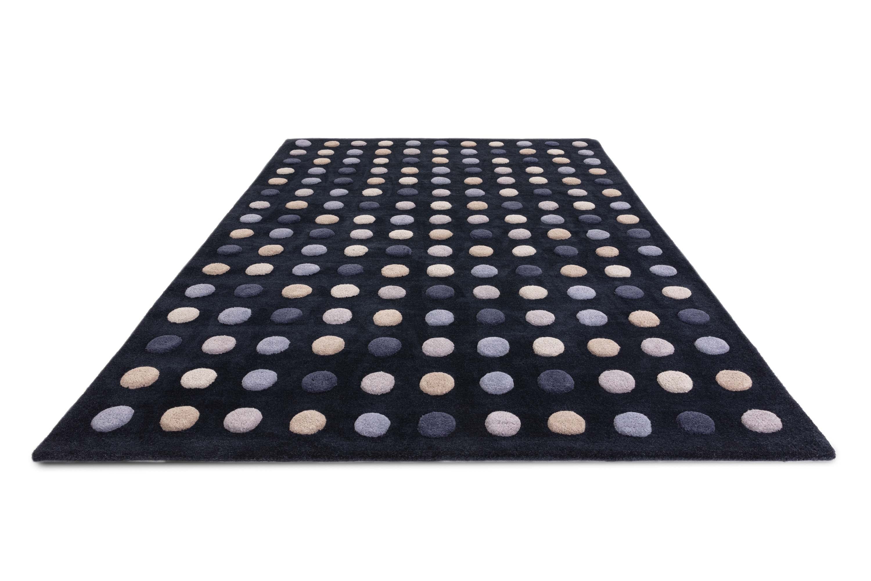 Contemporary Design Dotty Navy Rug