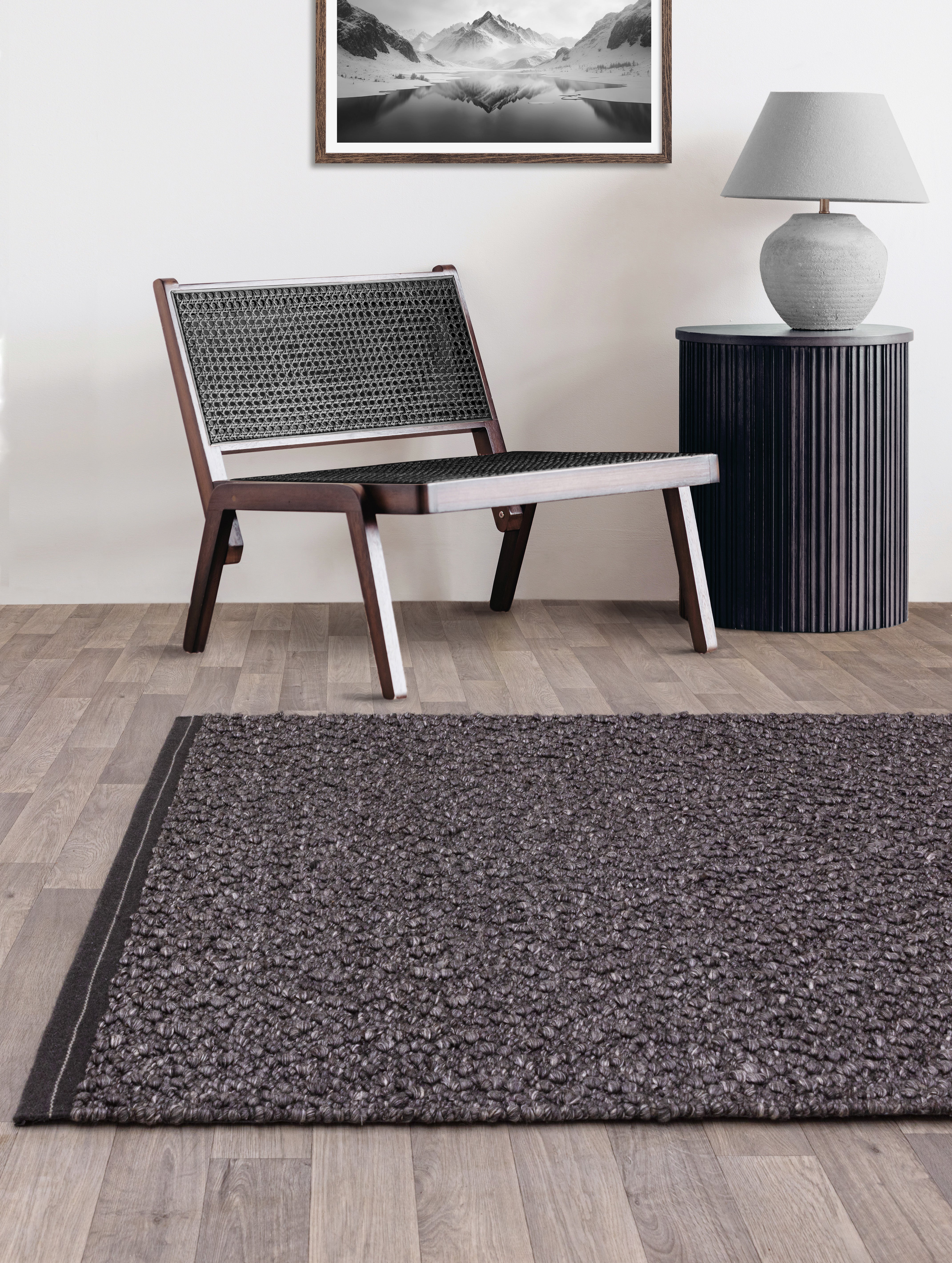 Boho Elm Charcoal Rug