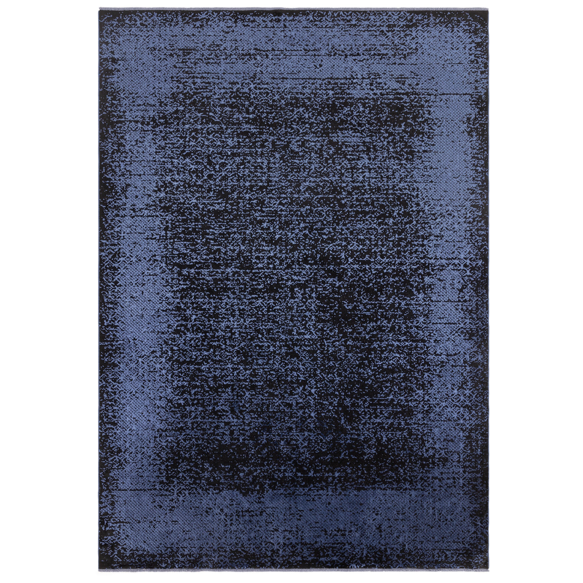 Contemporary Design Elodie Indigo/Black Rug