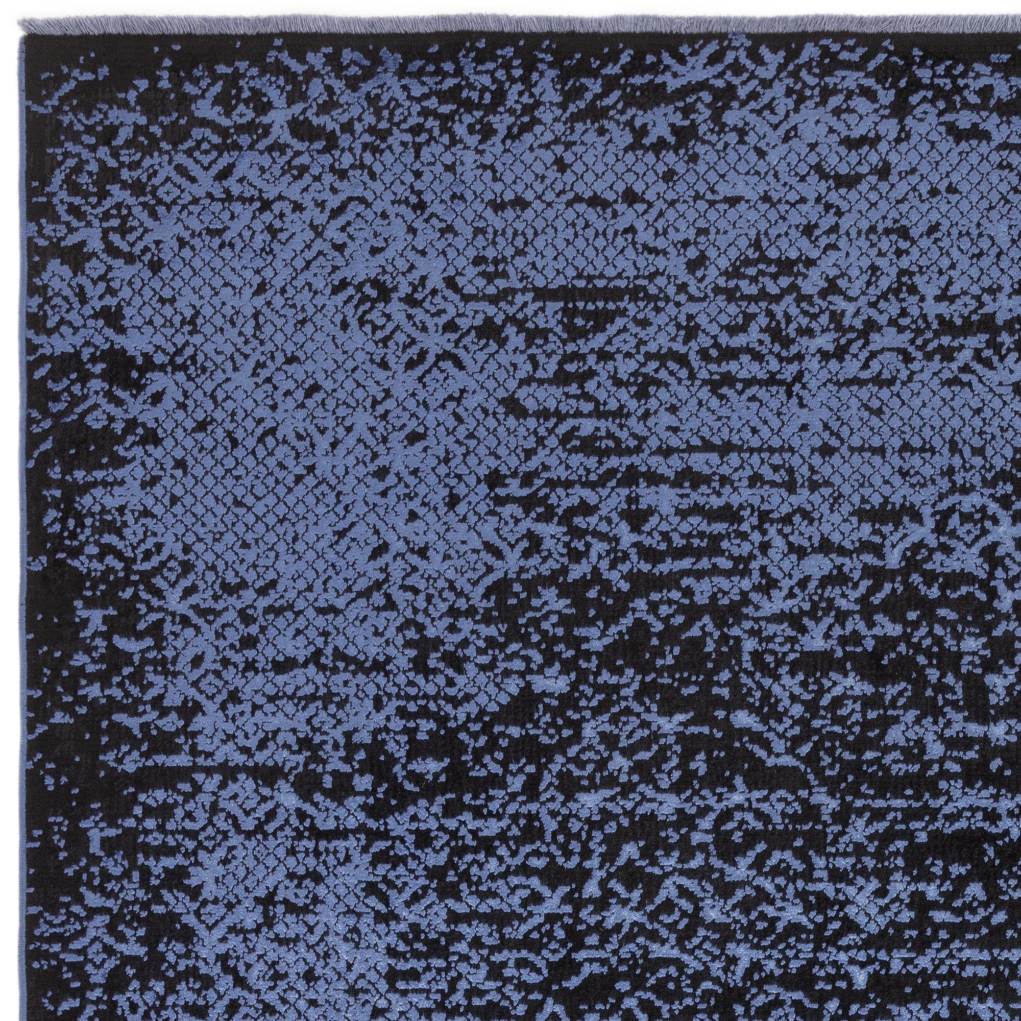 Contemporary Design Elodie Indigo/Black Rug