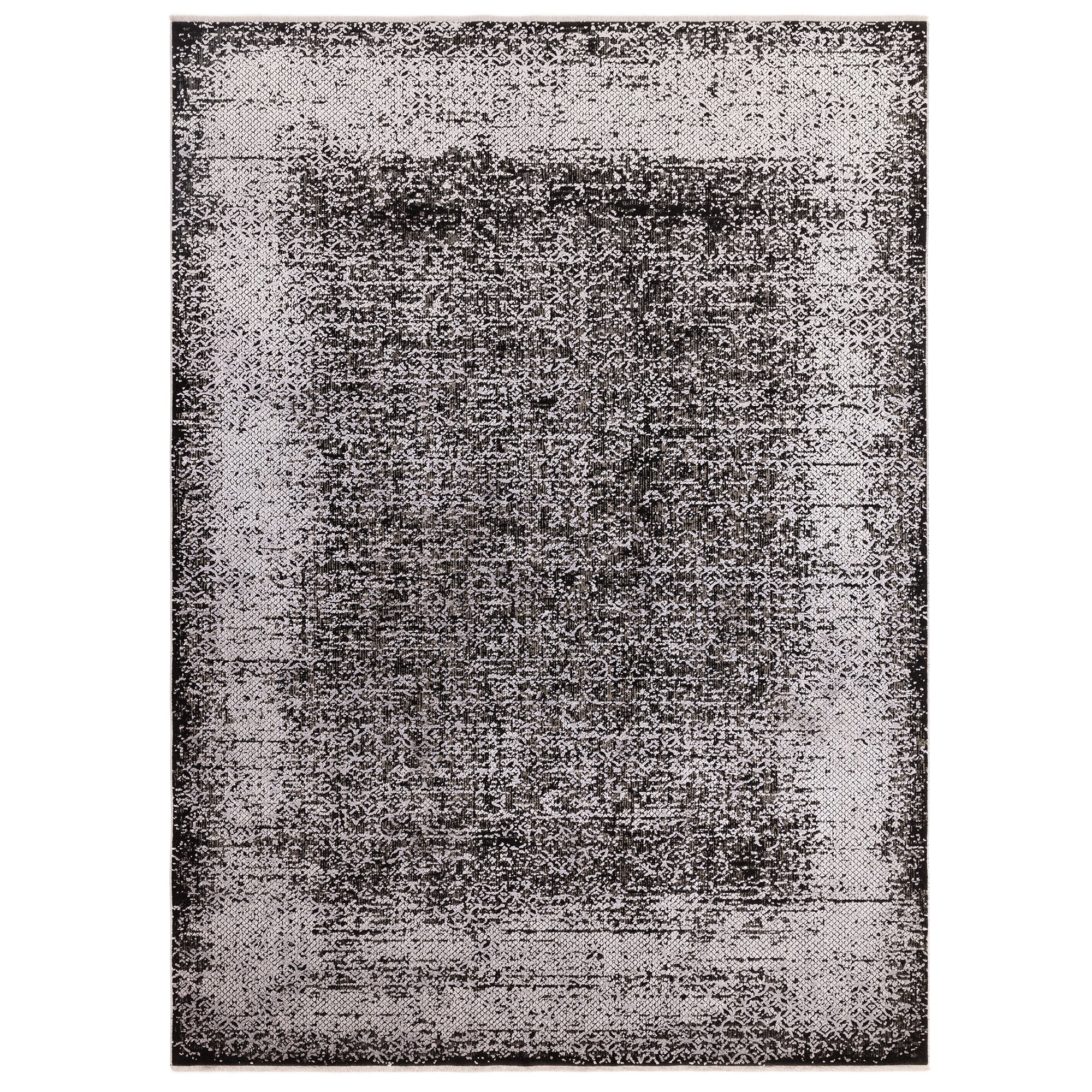 Contemporary Design Elodie Silver/Black Rug