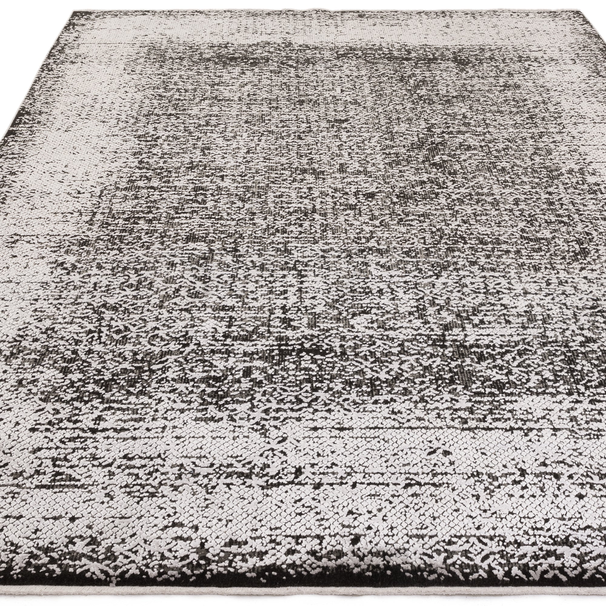 Contemporary Design Elodie Silver/Black Rug