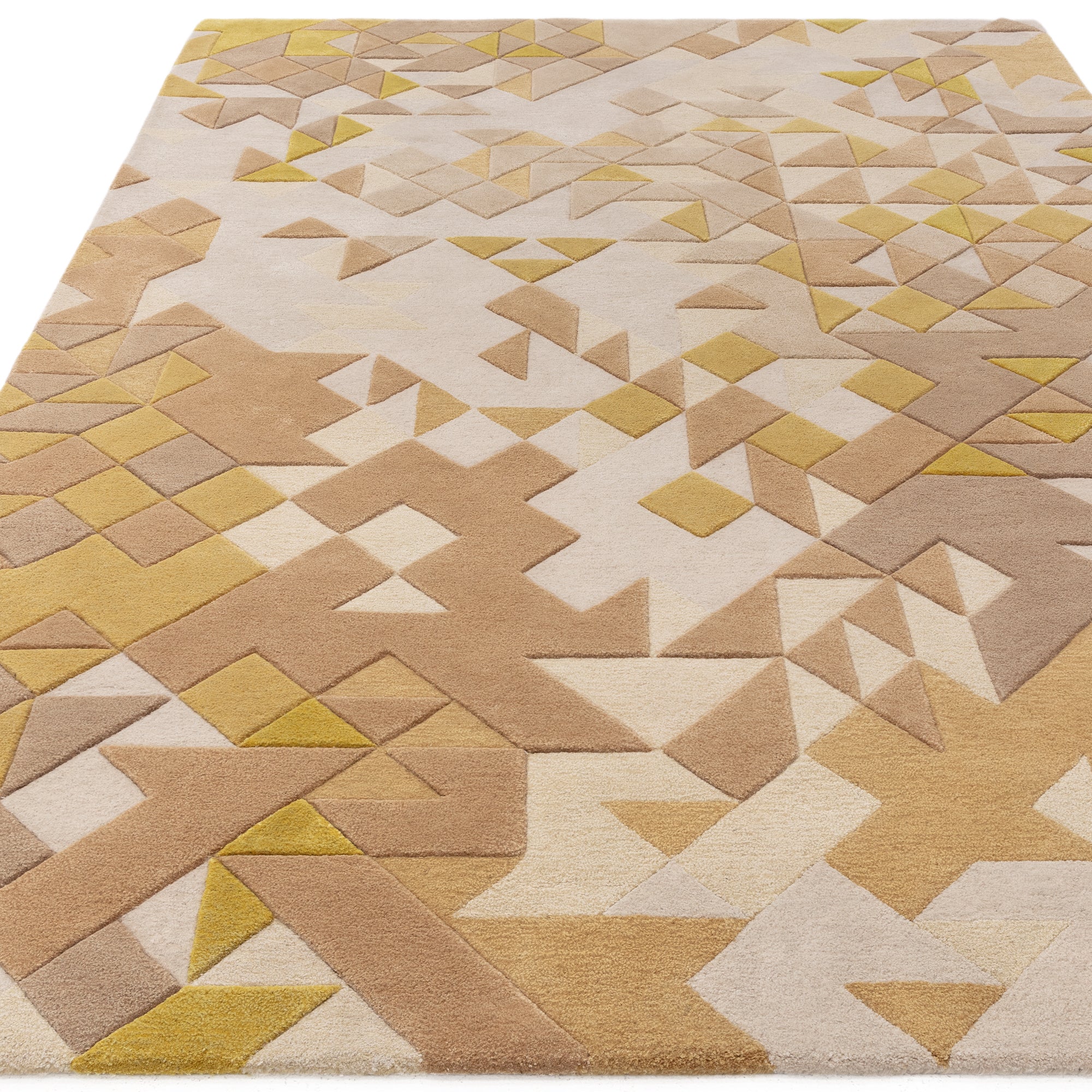 Contemporary Design Enigma Gold Multi Rug