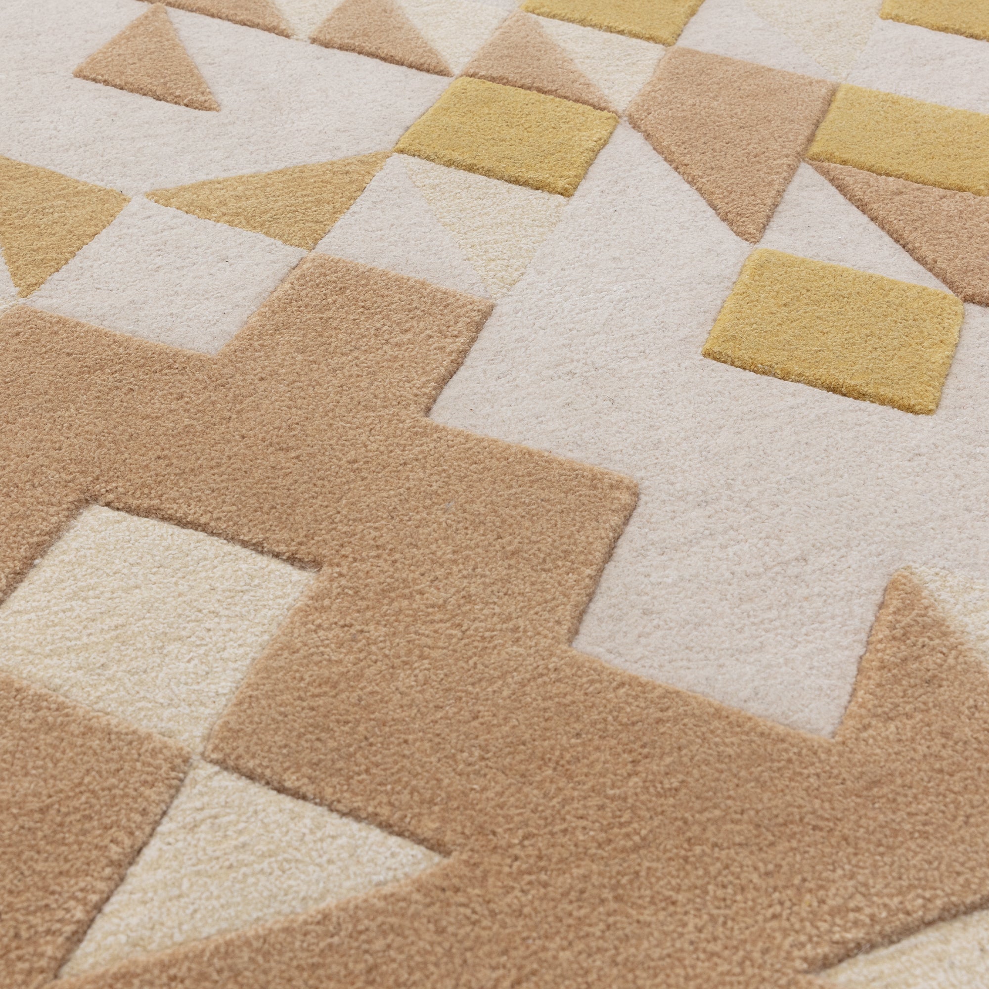 Contemporary Design Enigma Gold Multi Rug