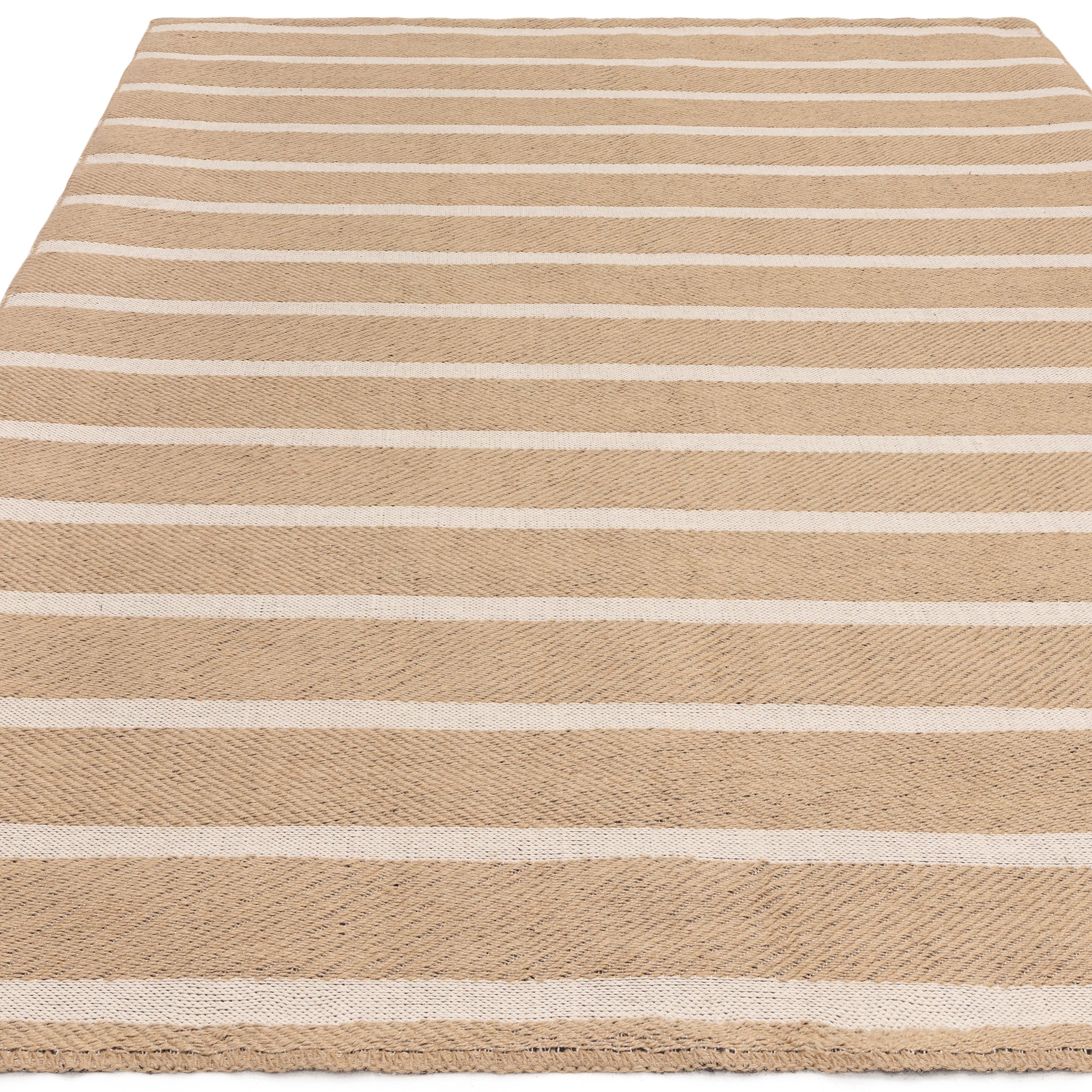 Global Cream Stripe Rug