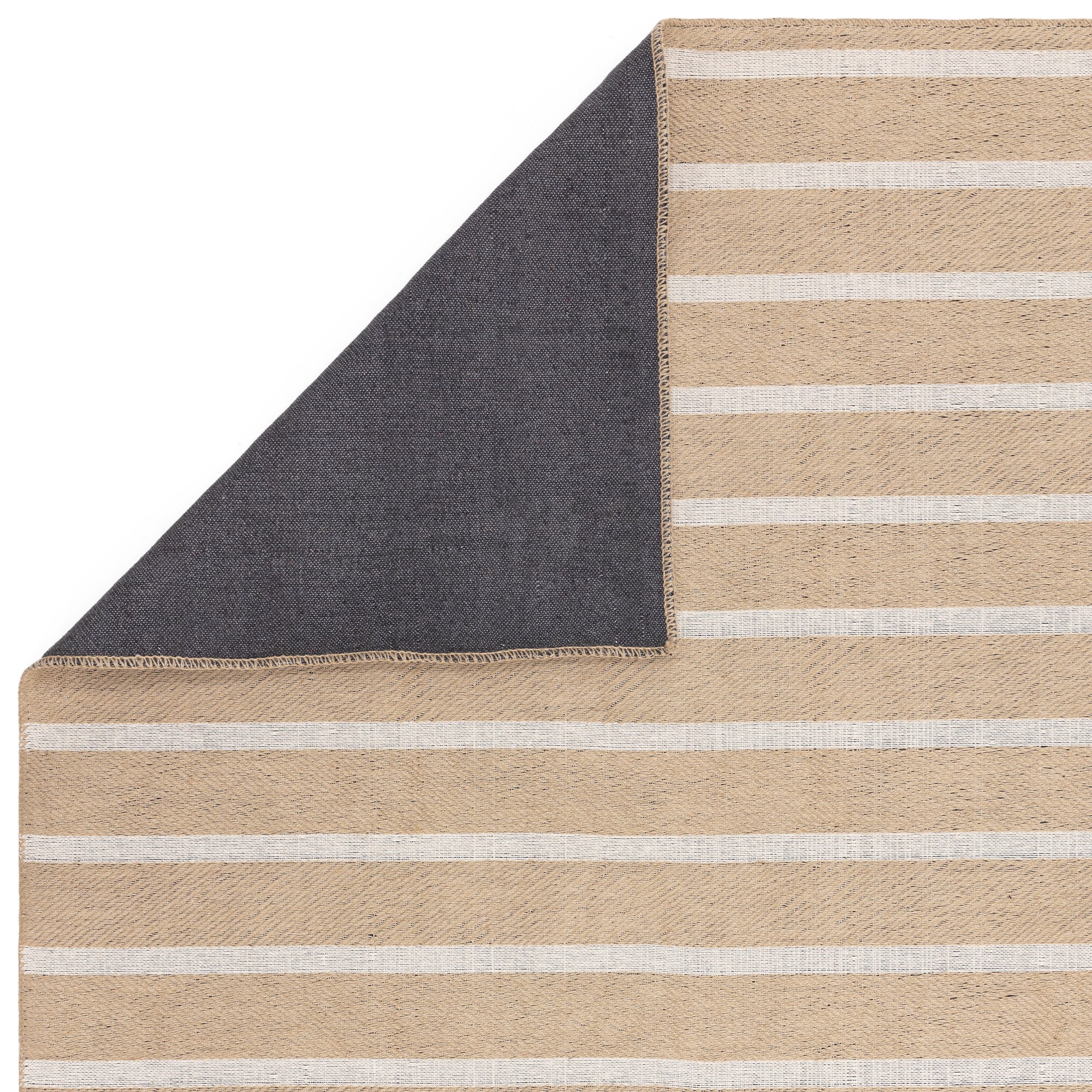 Global Cream Stripe Rug