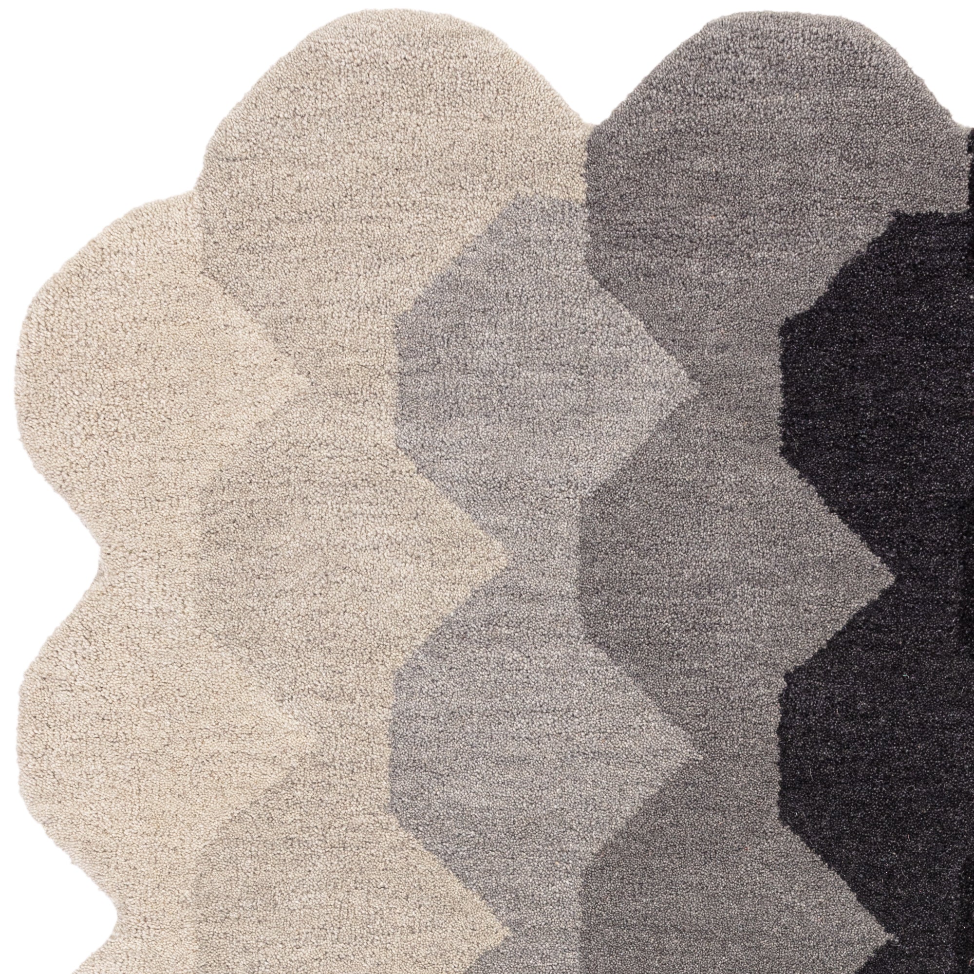 Contemporary Design Hive Charcoal Rug