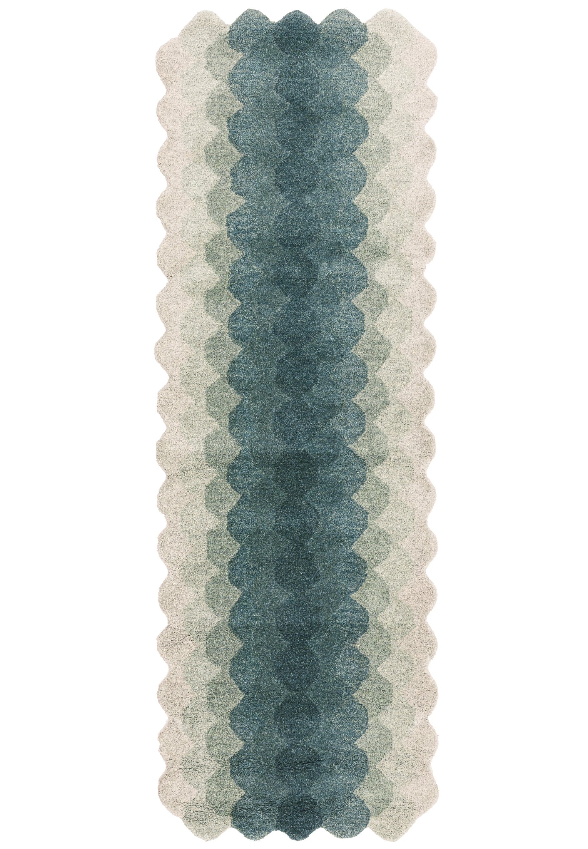 Contemporary Design Hive Teal Rug