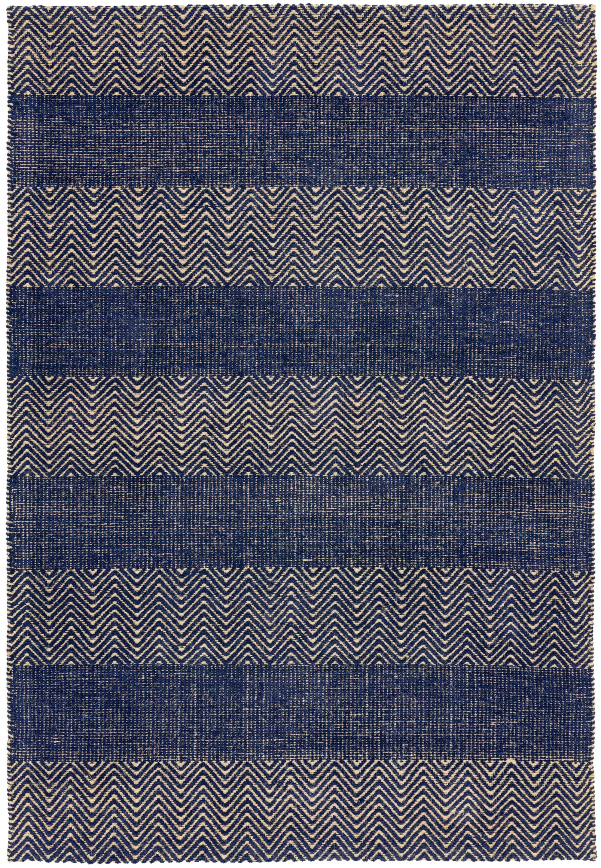 Ives Blue Rug - Natural Weaves UK