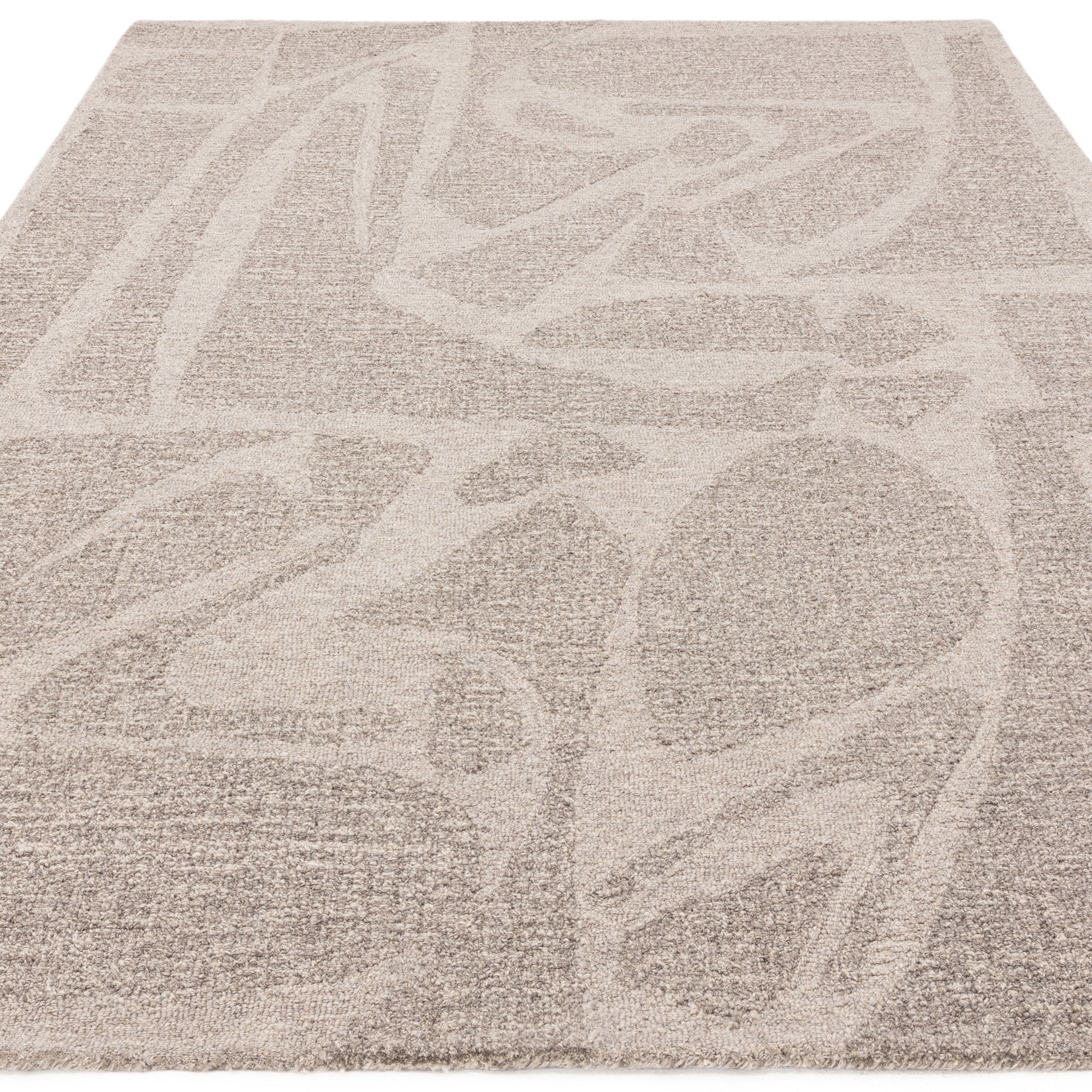 Boho Loxley Stone Grey or silver rug