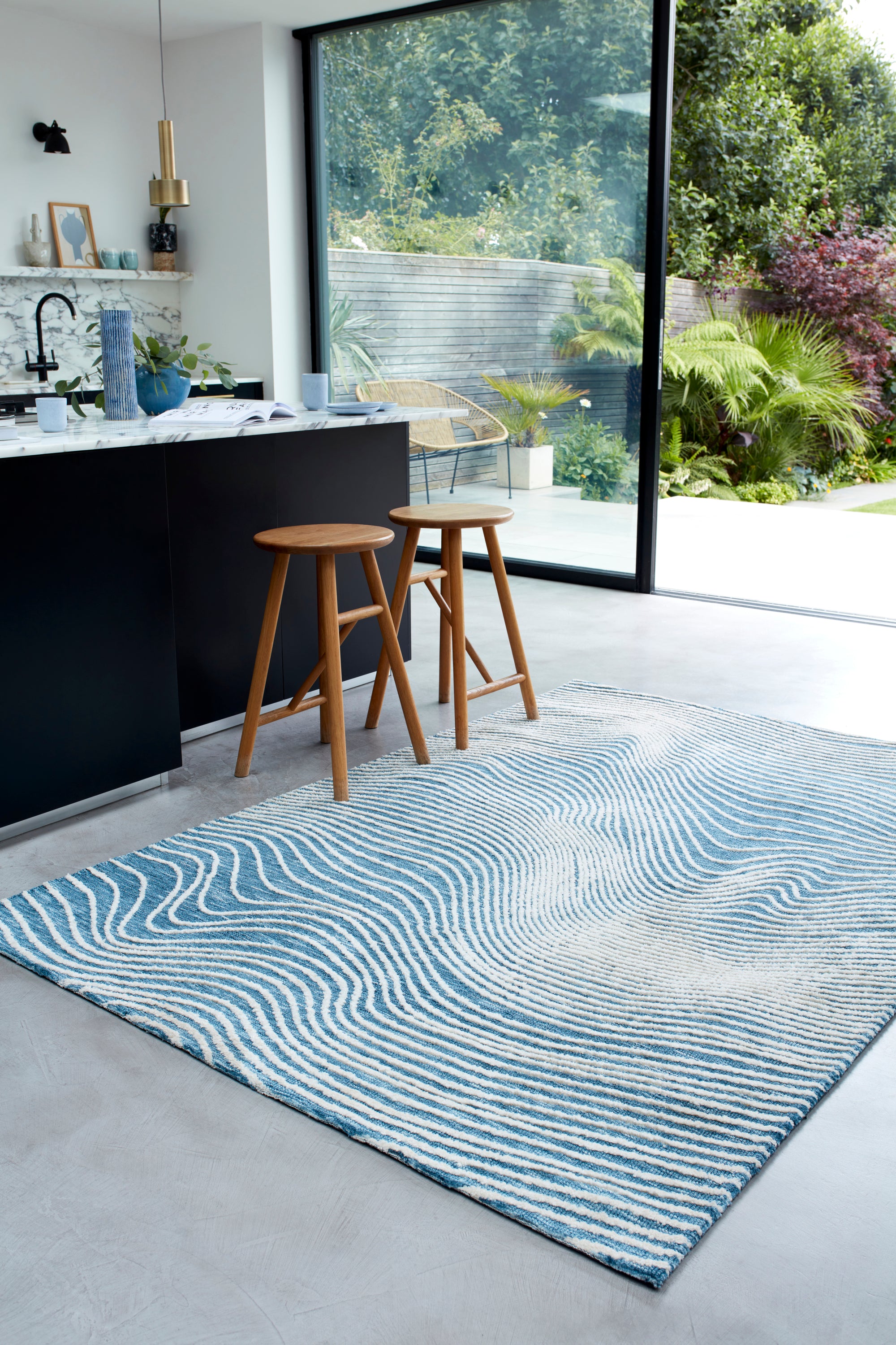 Mason New Magnitude Blue Rug