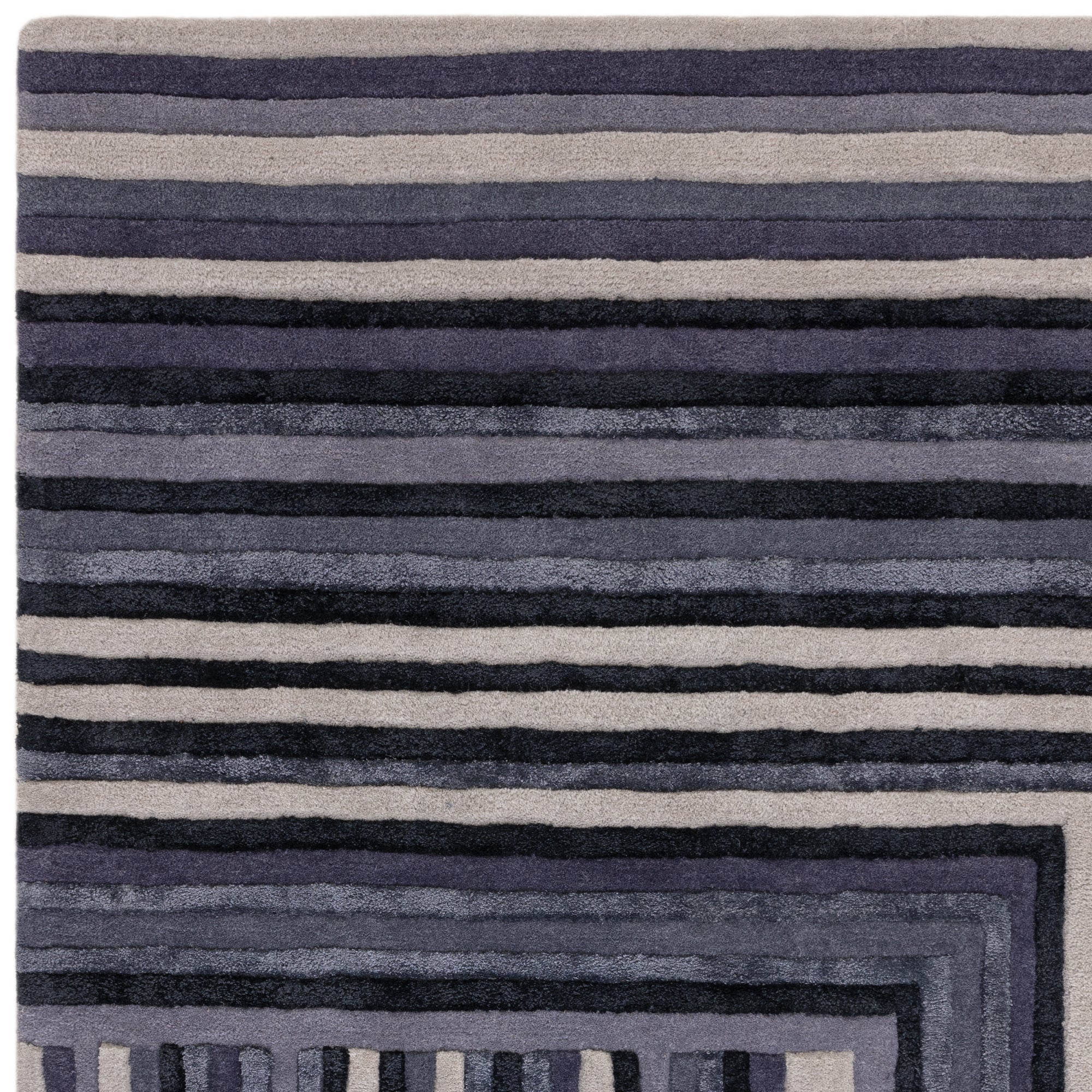 Matrix 81 Network Indigo blue Rug