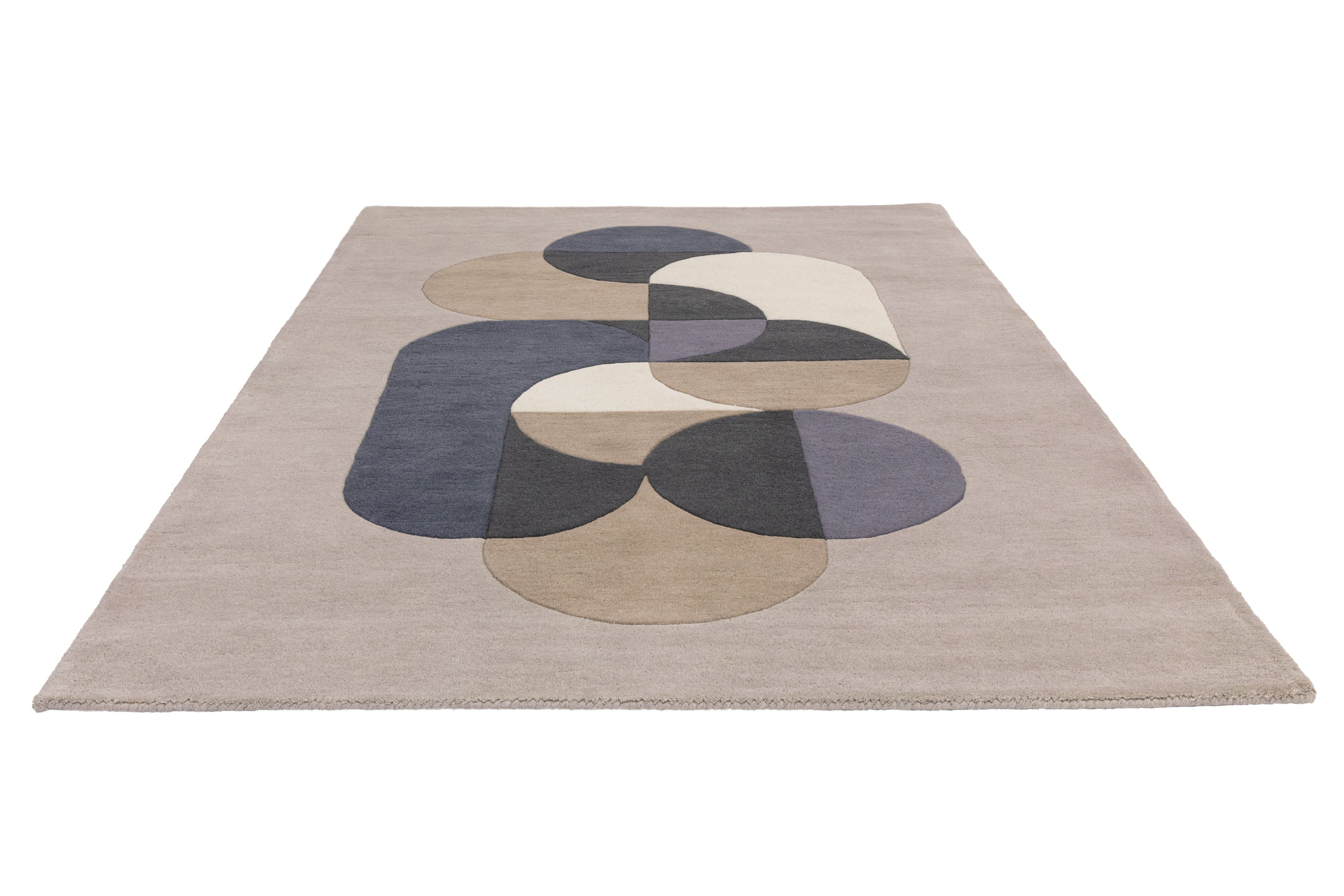 Matrix 92 Statement Light Grey and Silver Rug