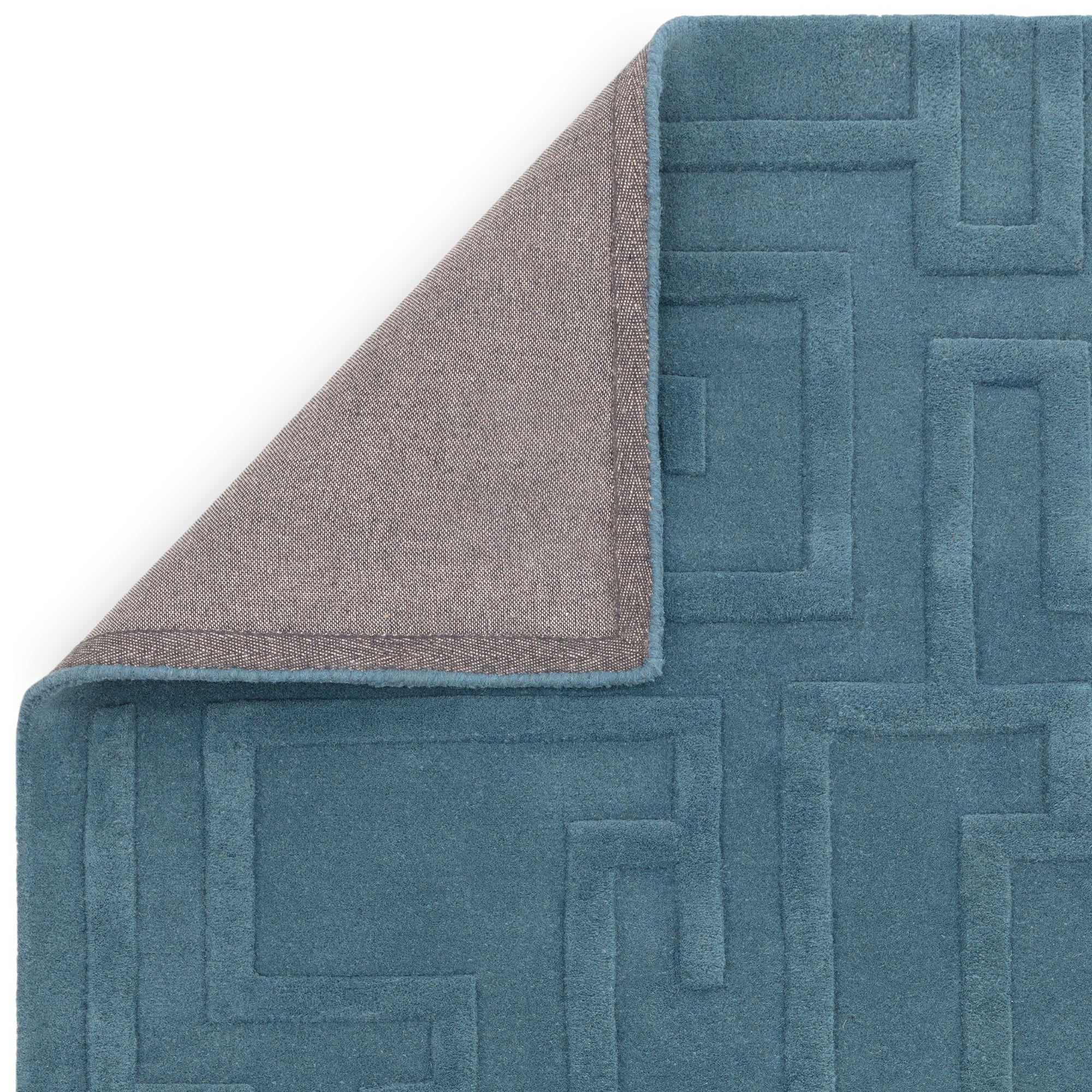 Maze Teal Rug