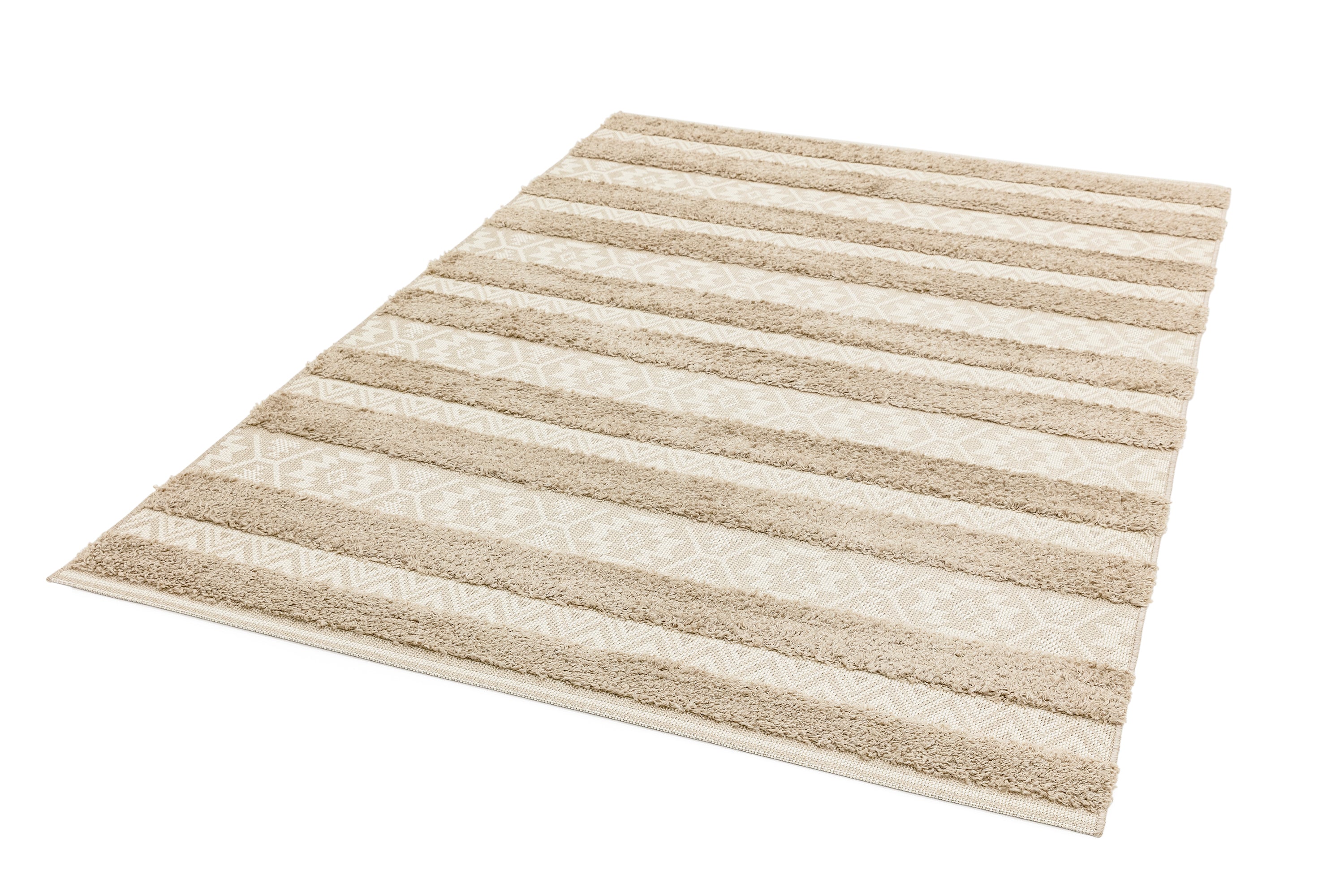 Monty MN04 Natural / Cream Stripe Rug