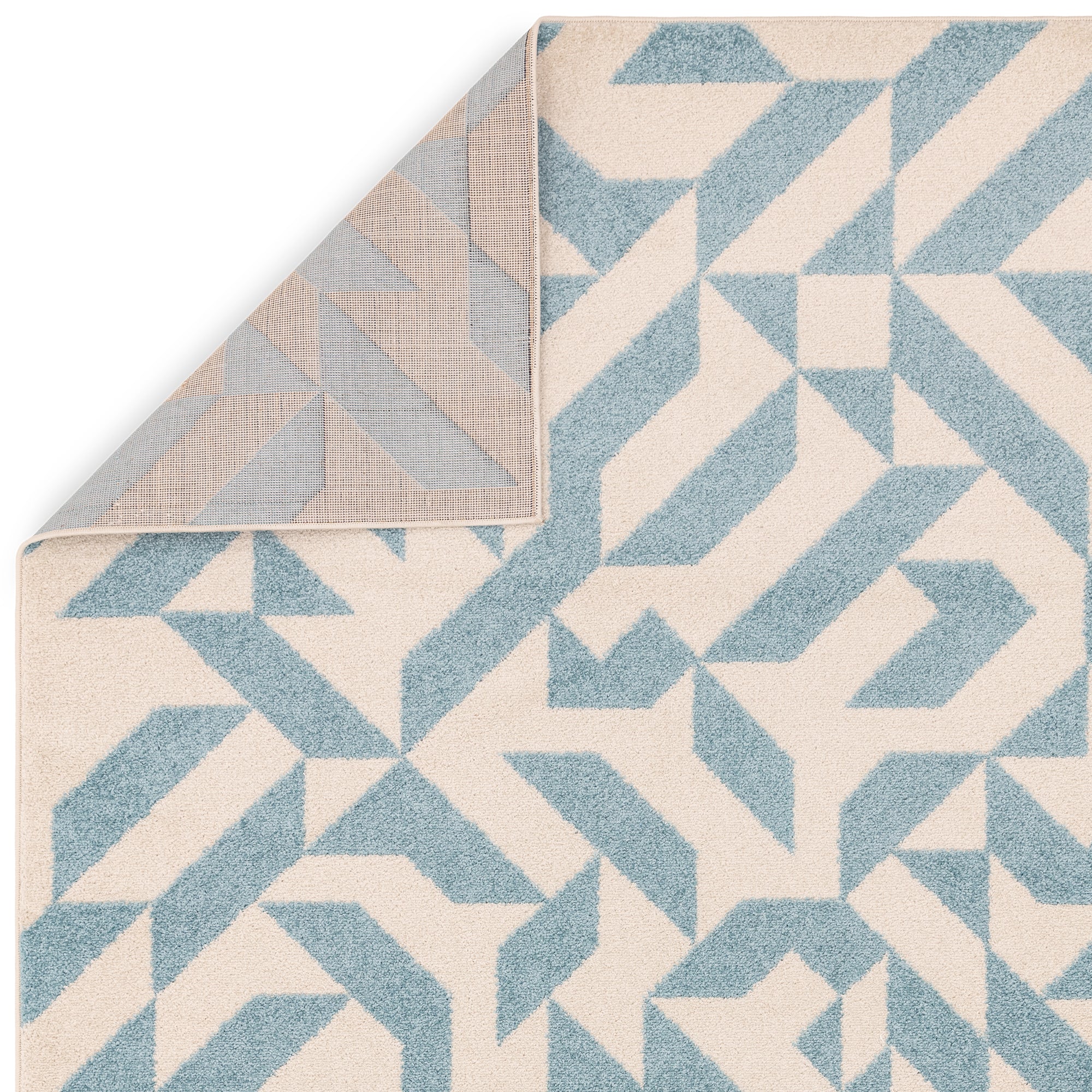 Muse MU03 Blue Shapes Rug