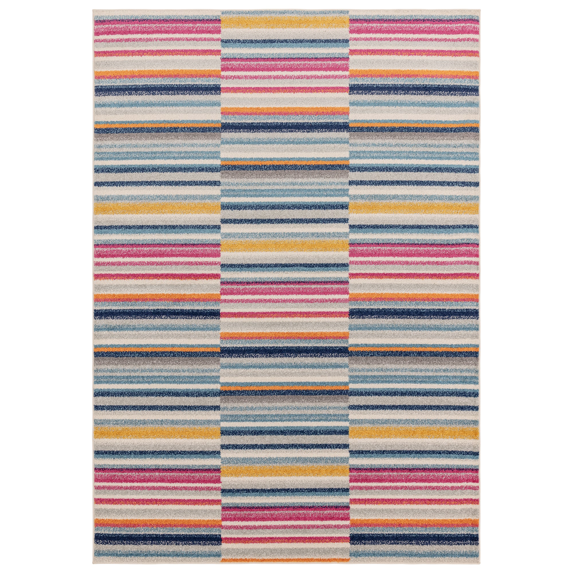 Muse MU06 Multi-Coloured Stripe Rug