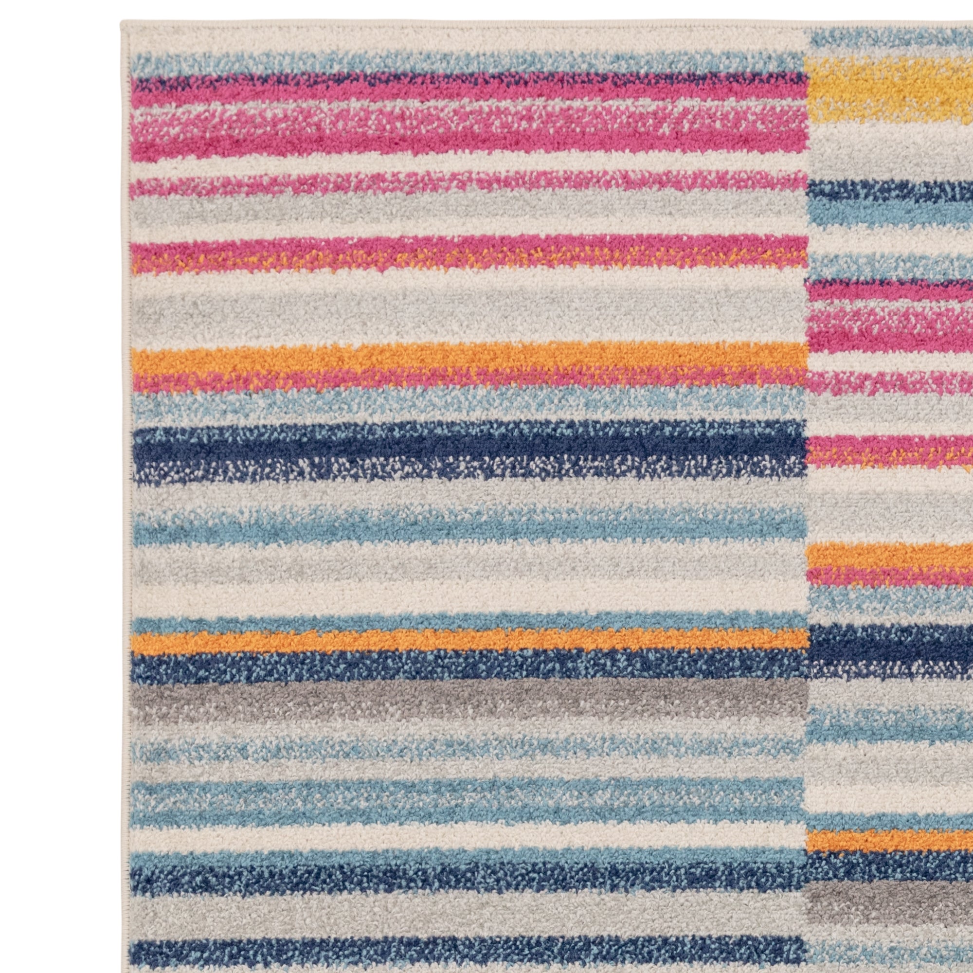 Muse MU06 Multi-Coloured Stripe Rug