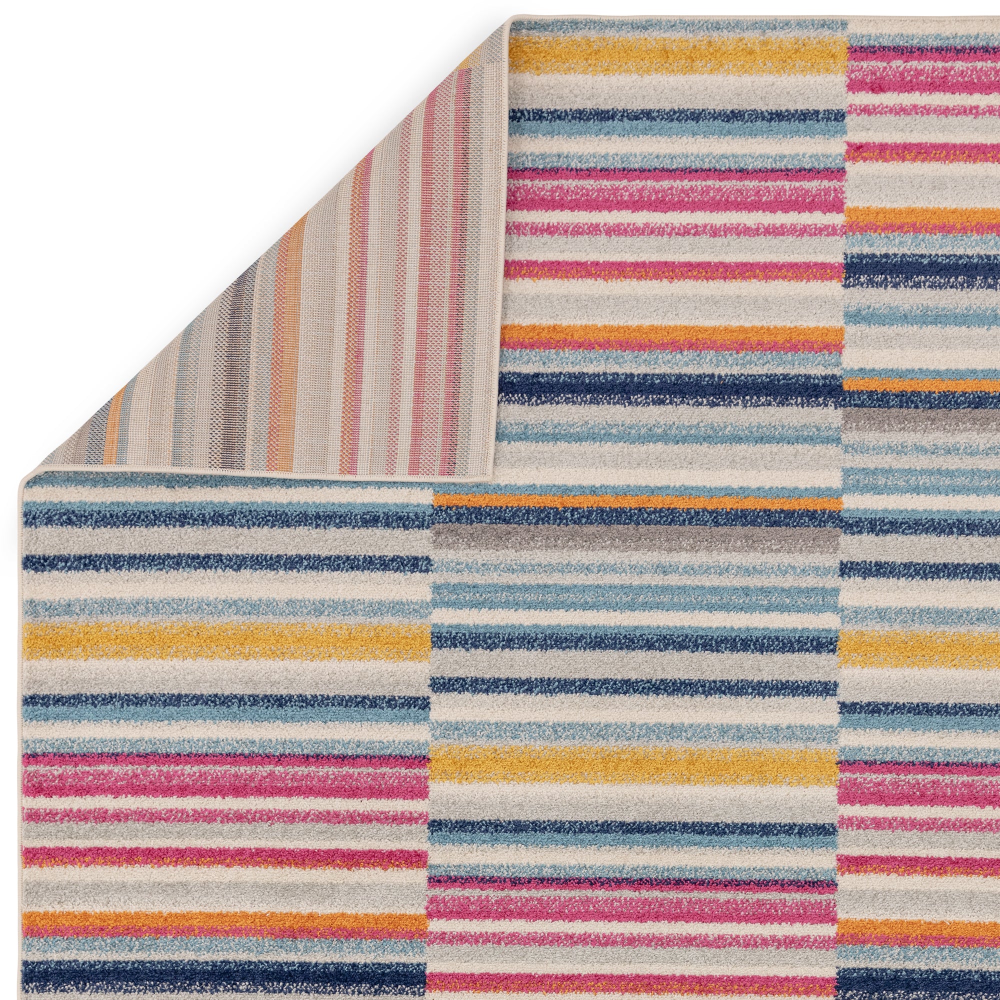 Muse MU06 Multi-Coloured Stripe Rug