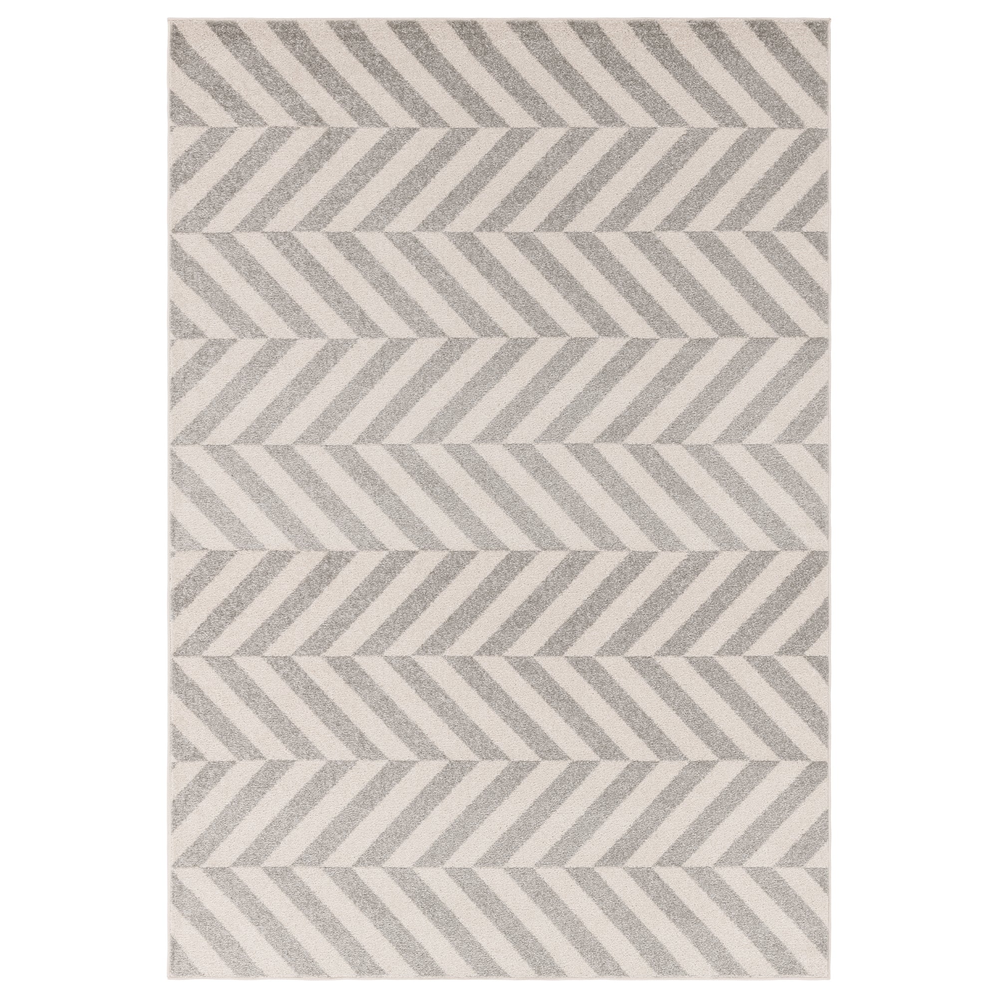 Muse MU07 Grey Chevron Rug