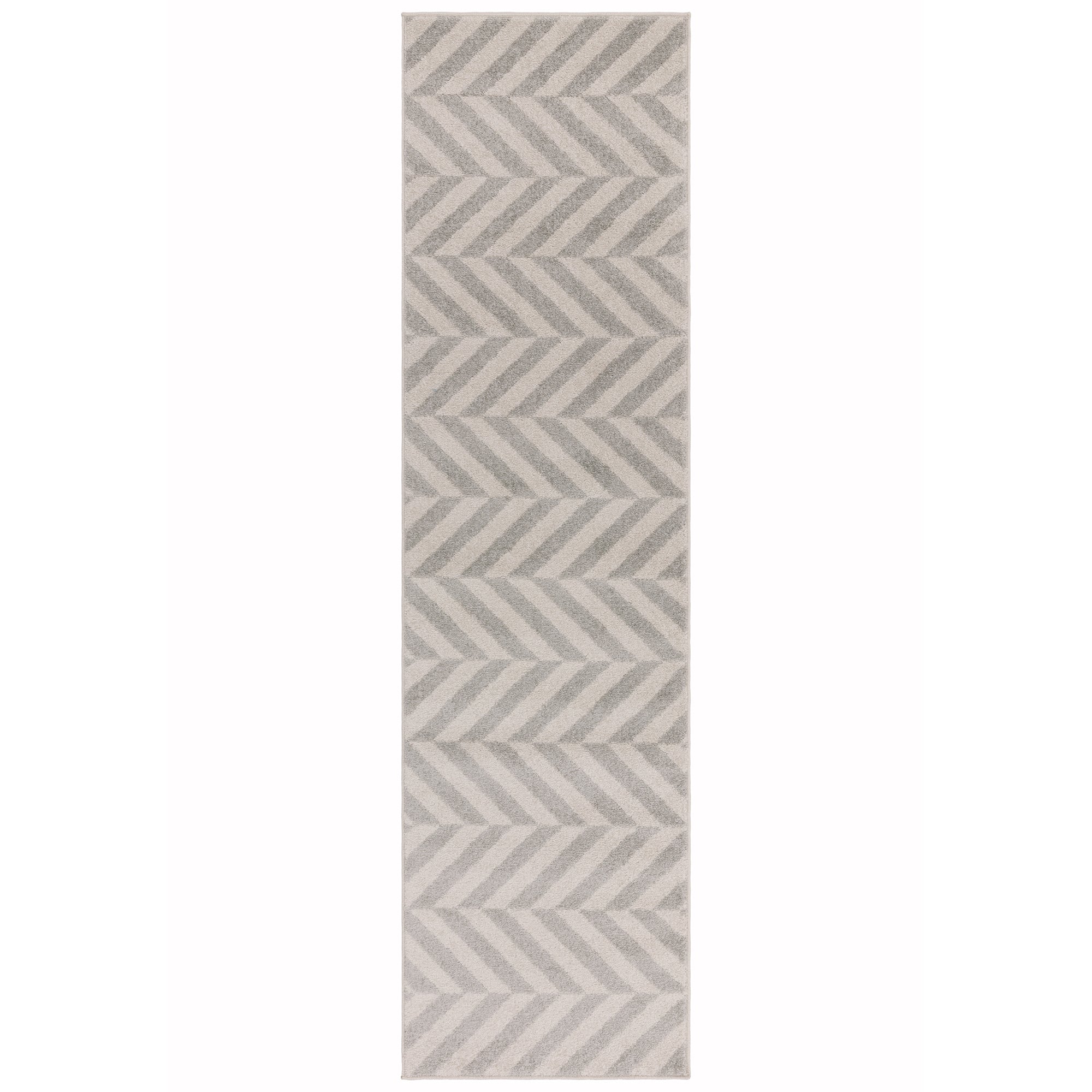 Muse MU07 Grey Chevron Rug