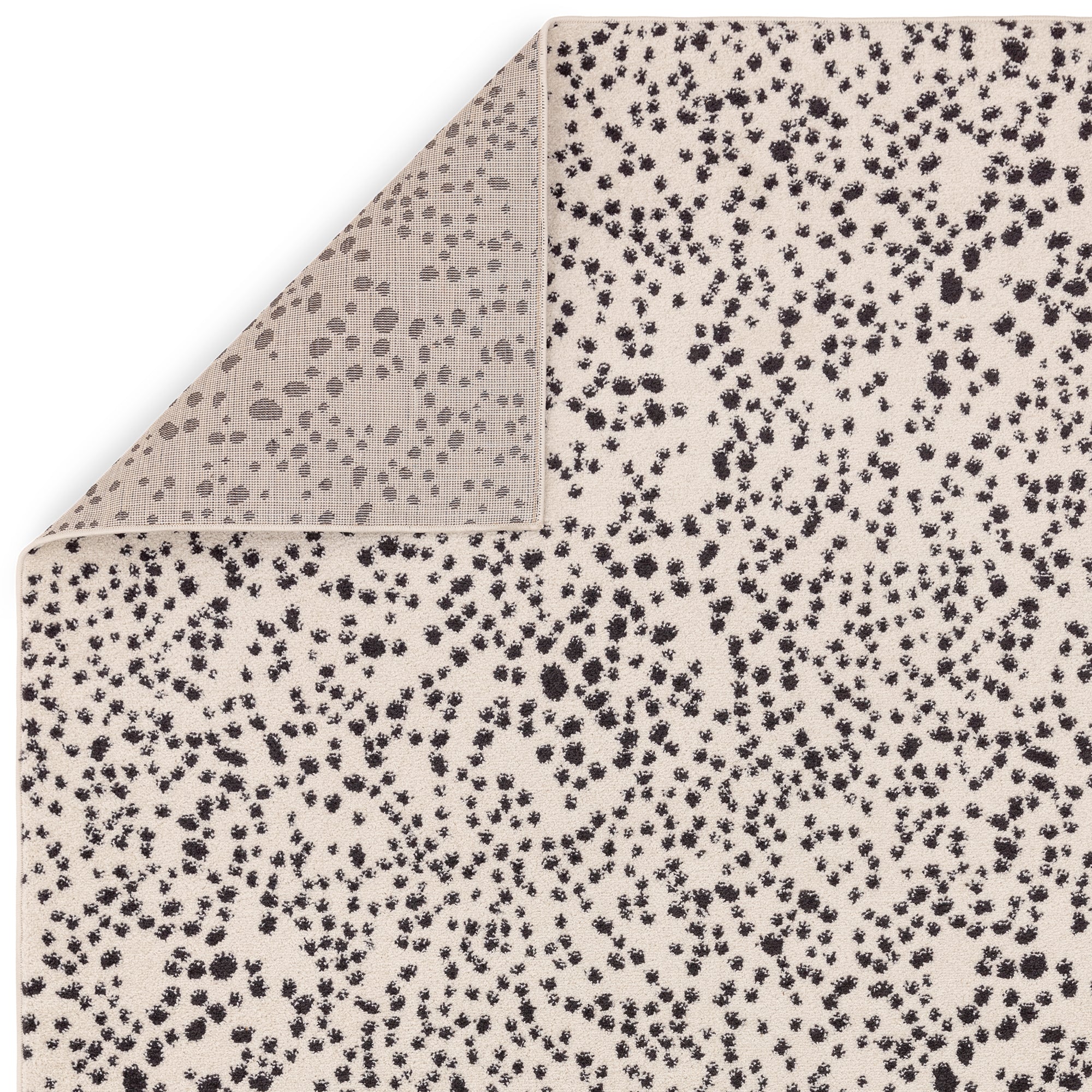 Muse MU11 Black Spotty Rug