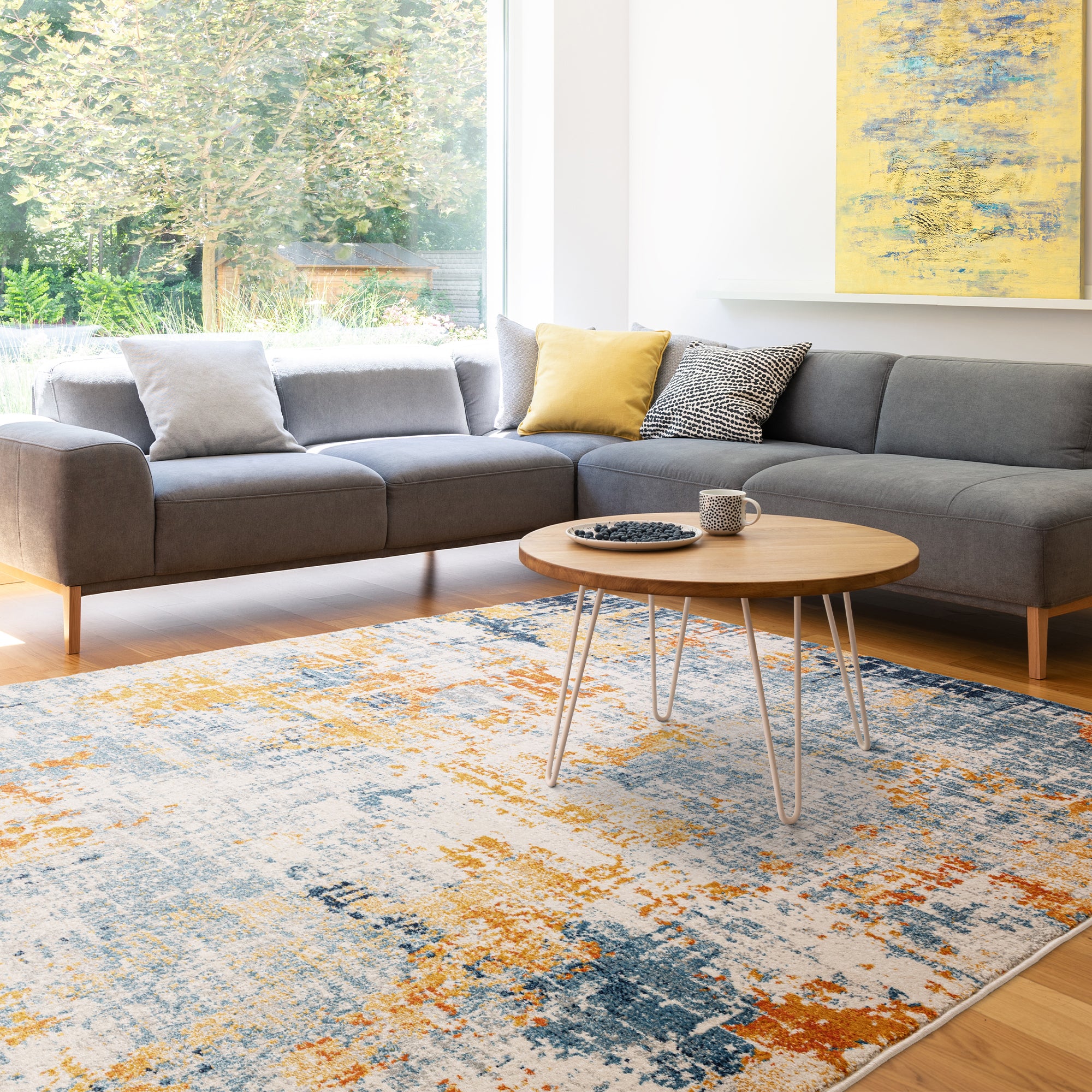 Nova NV39 Illusion Ochre Rug