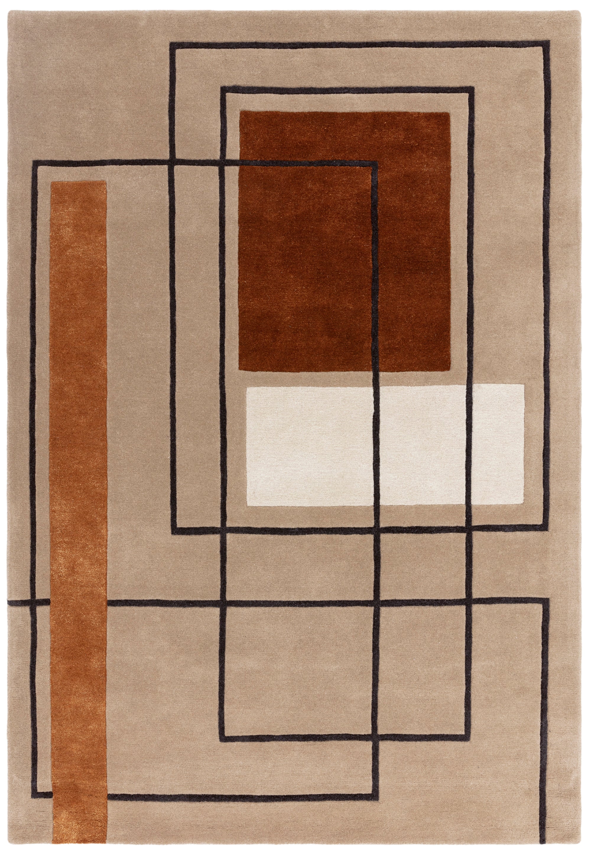 Reef RF20 Outline Terracotta Orange rug