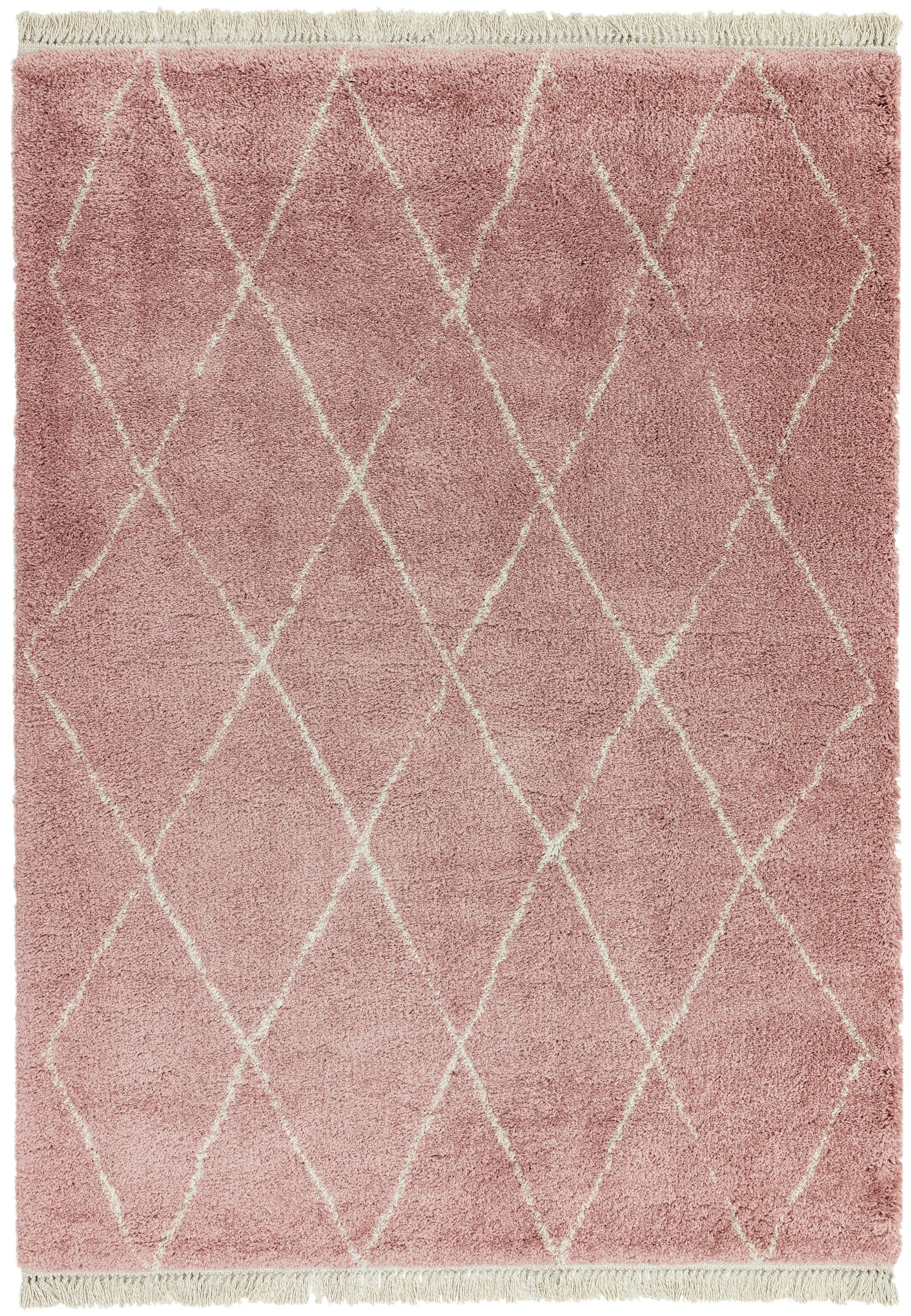 Rocco RC09 Pink Diamond Rug - Textures Rugs