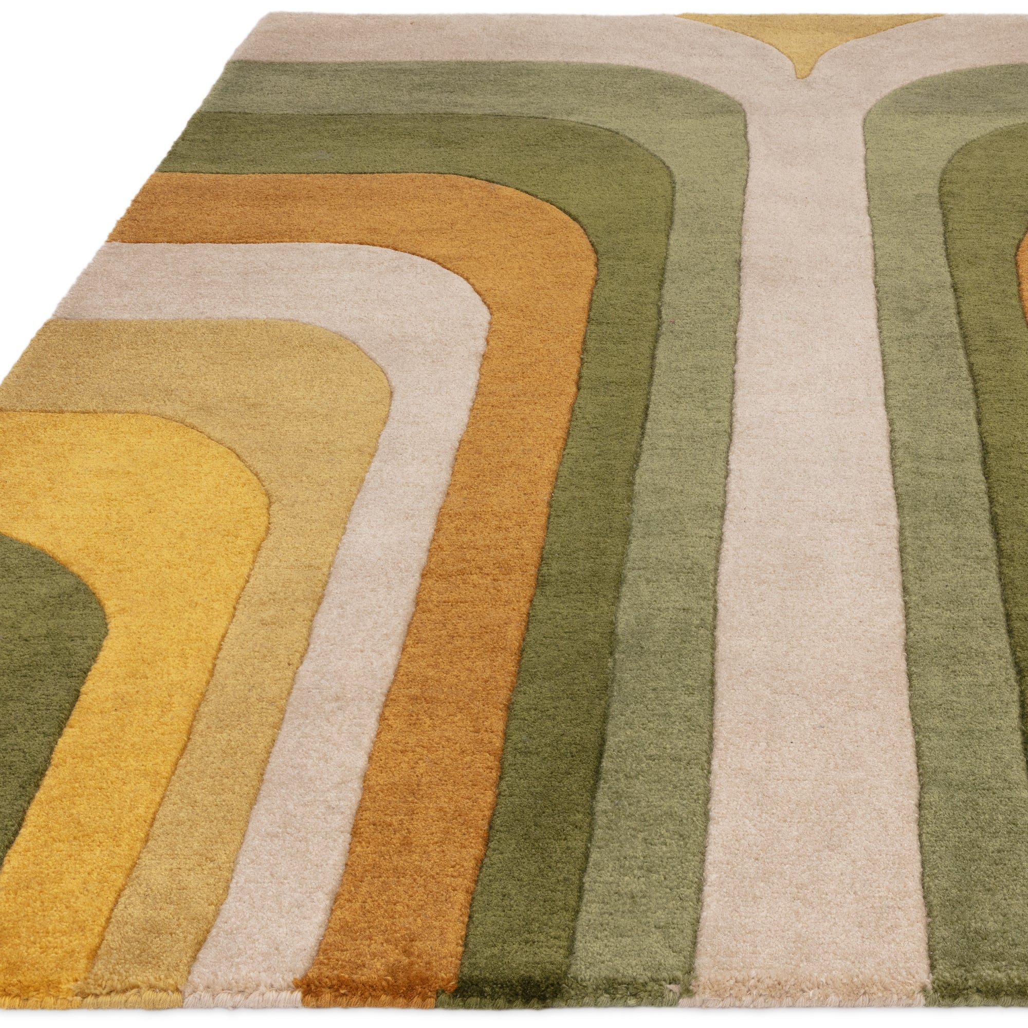 Romy 02 Retro Green Rug