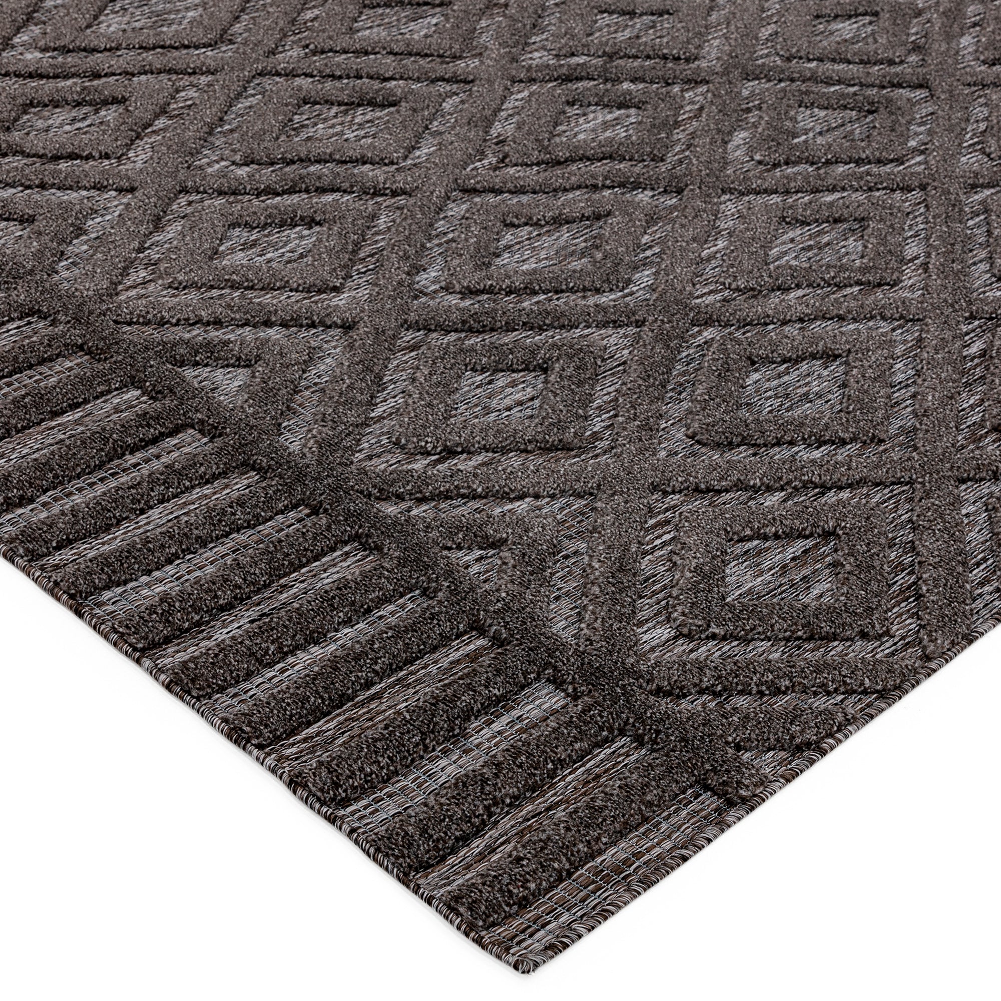 Salta SA02 Charcoal Diamond Rug