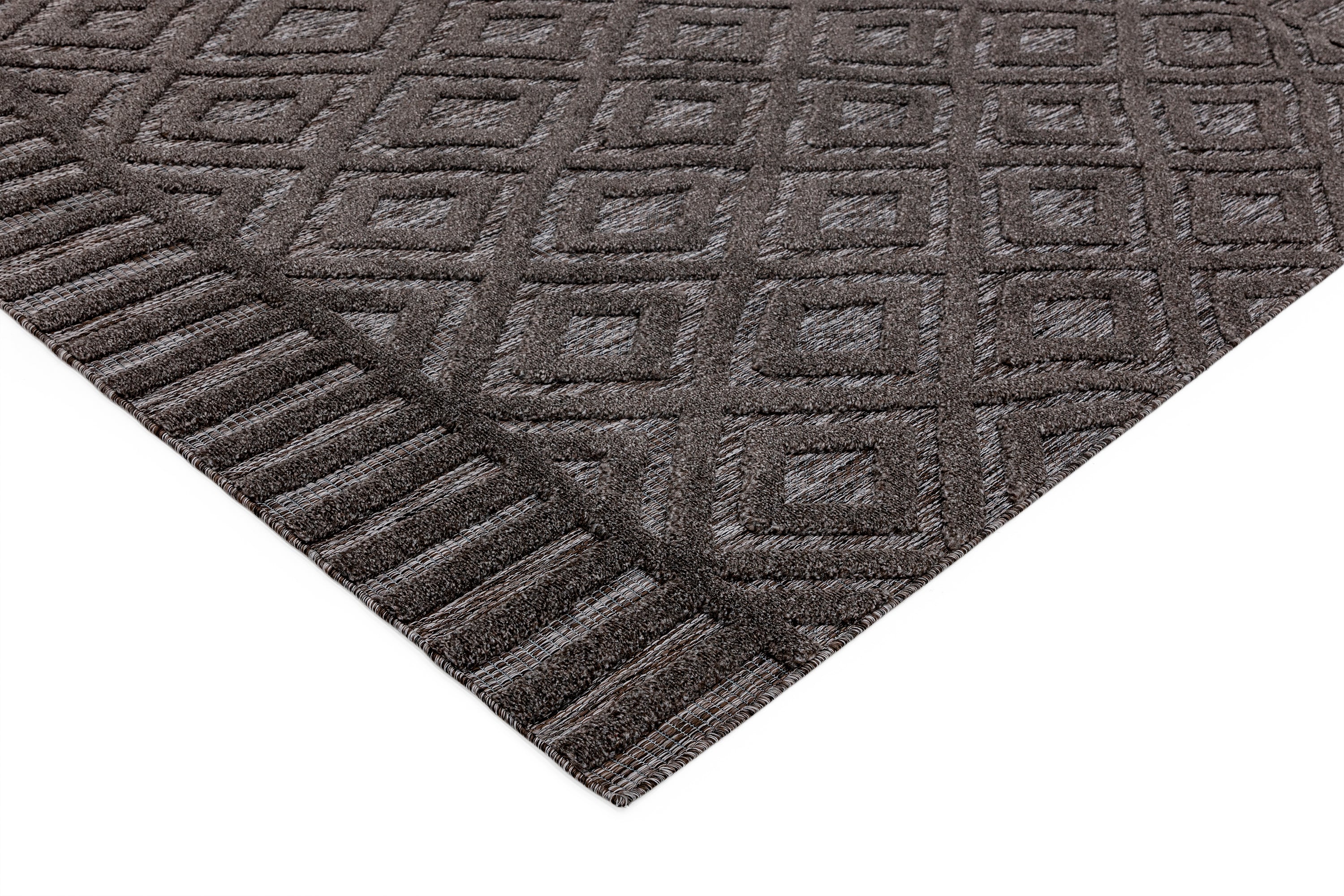 Salta SA02 Charcoal Diamond Rug