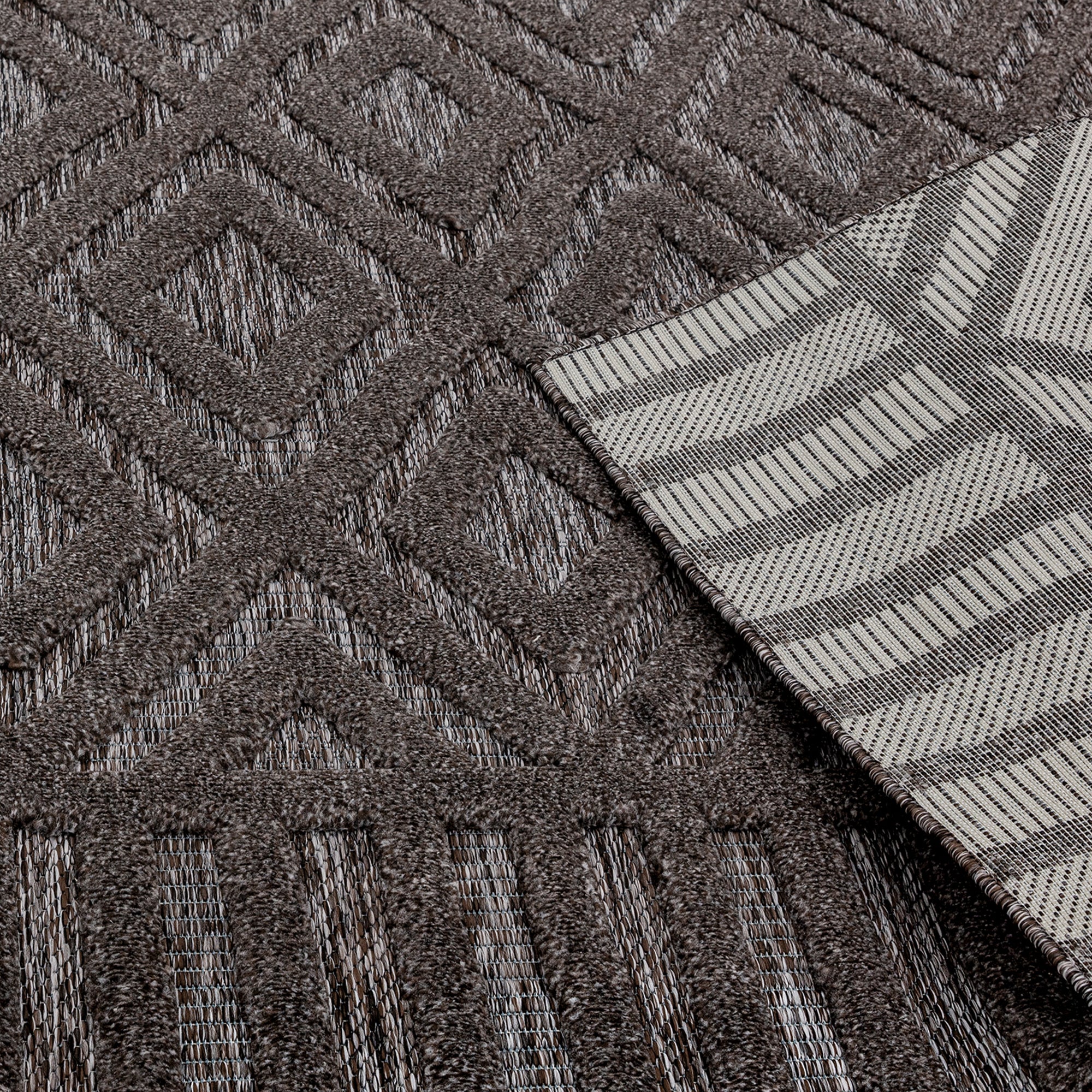 Salta SA02 Charcoal Diamond Rug