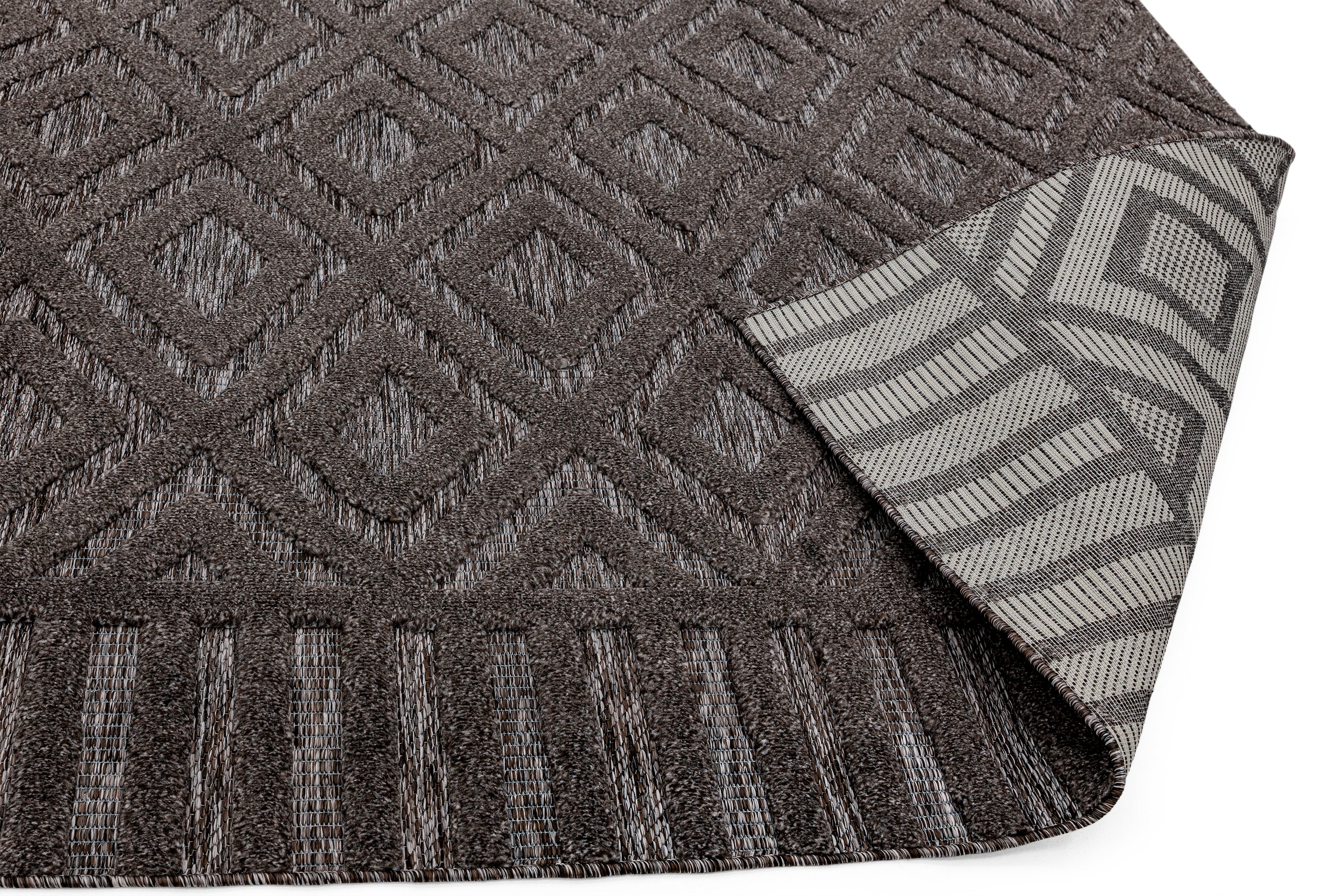 Salta SA02 Charcoal Diamond Rug