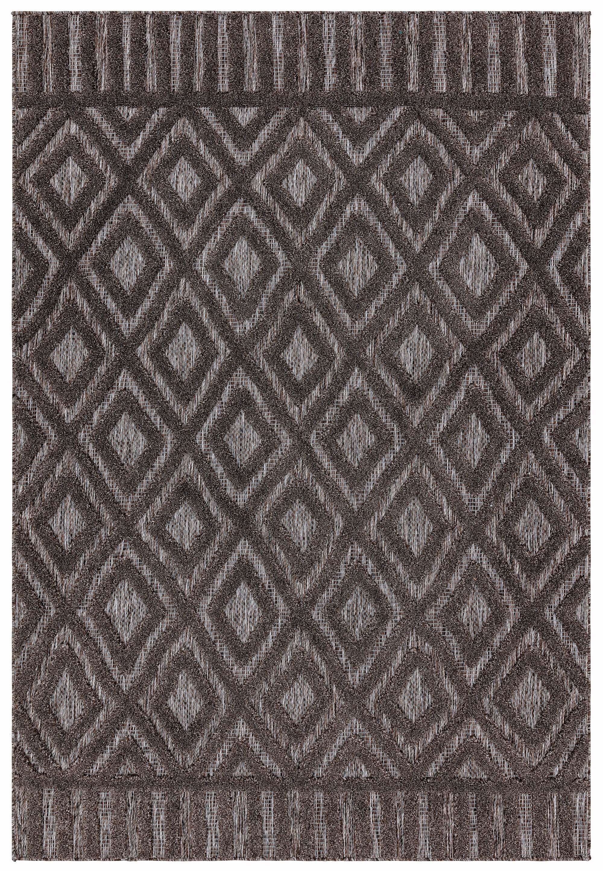 Salta SA02 Charcoal Diamond Rug