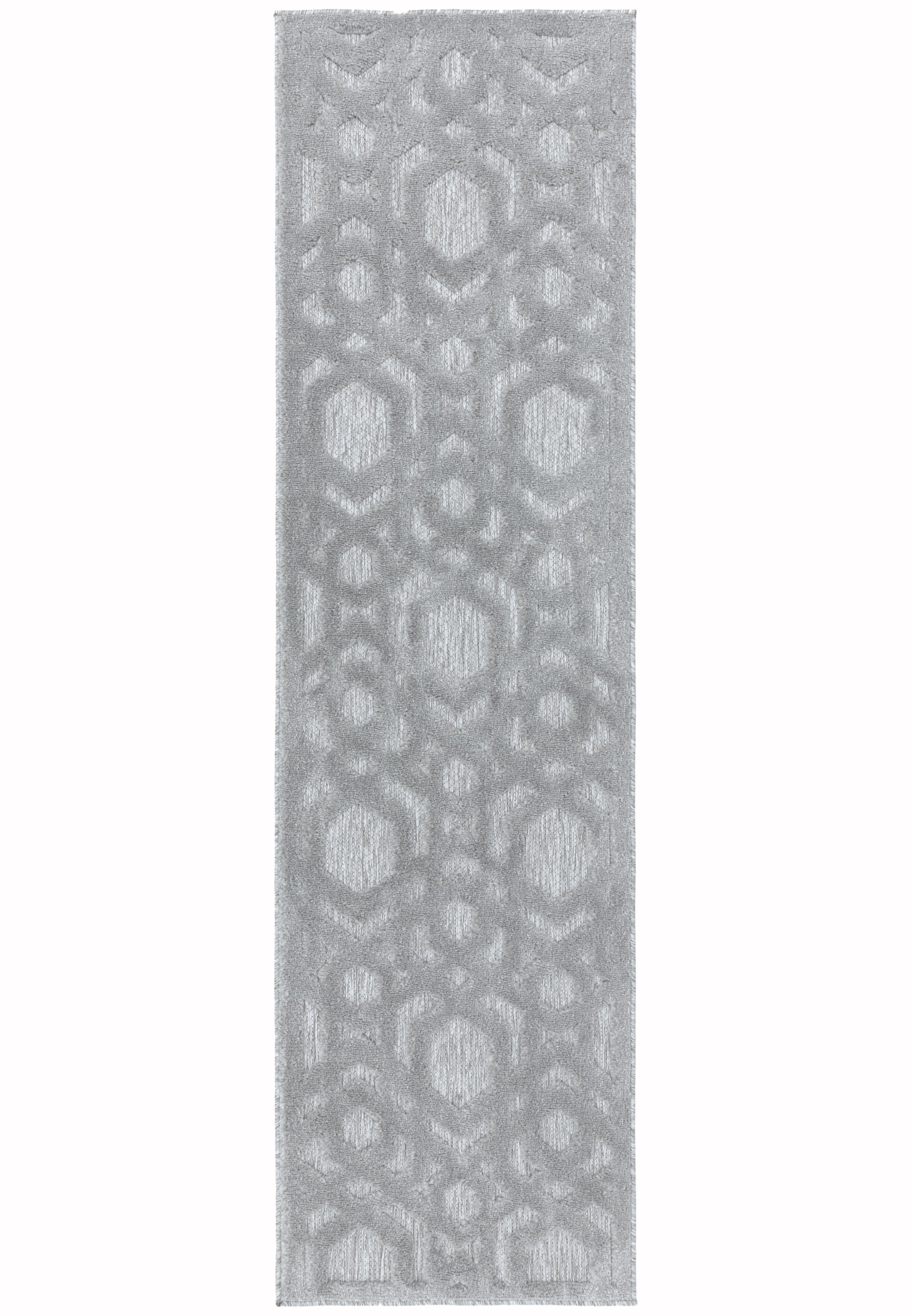 Salta SA03 Silver Geometric Rug