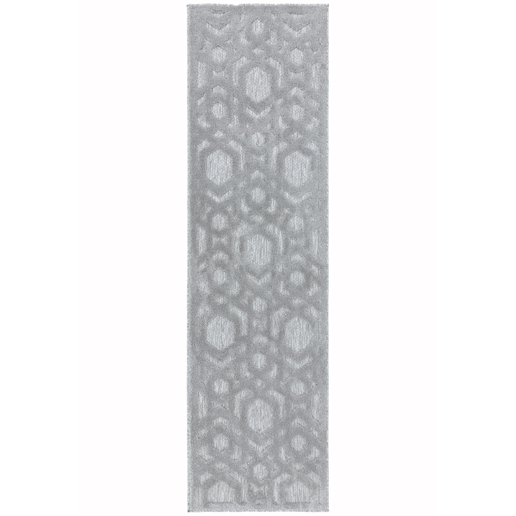 Salta SA03 Silver Geometric Rug