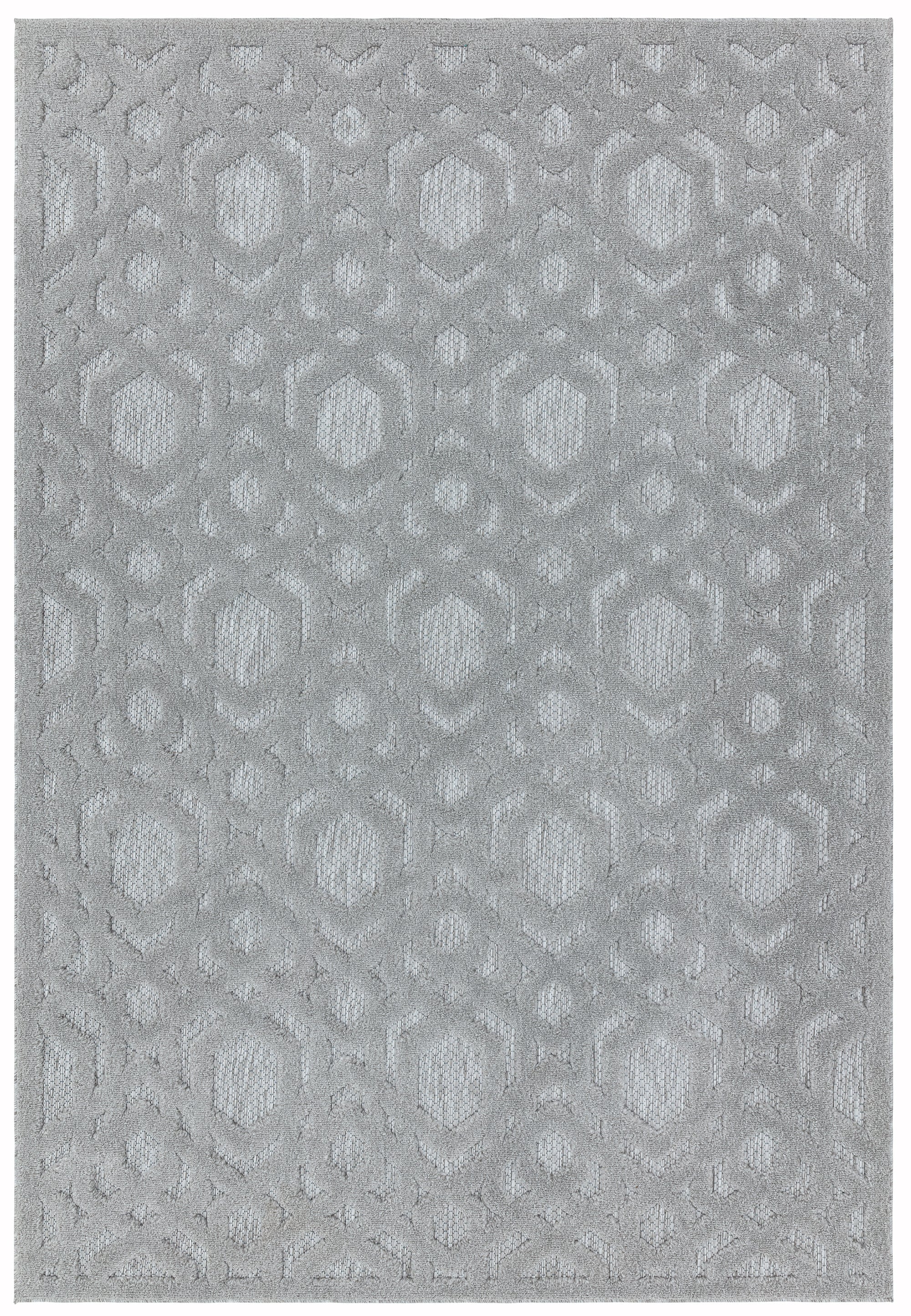 Salta SA03 Silver Geometric Rug