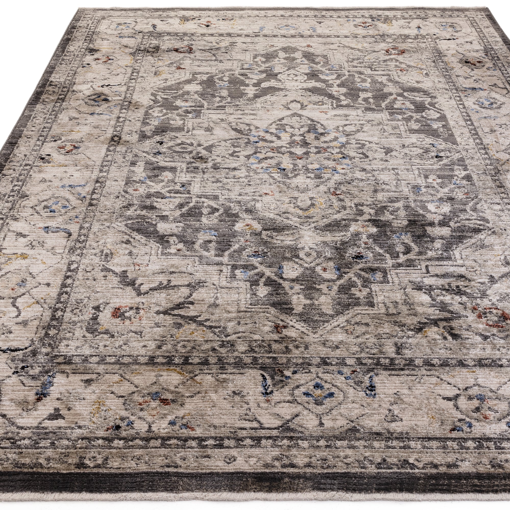 Sovereign 05 Charcoal Medallion Rug