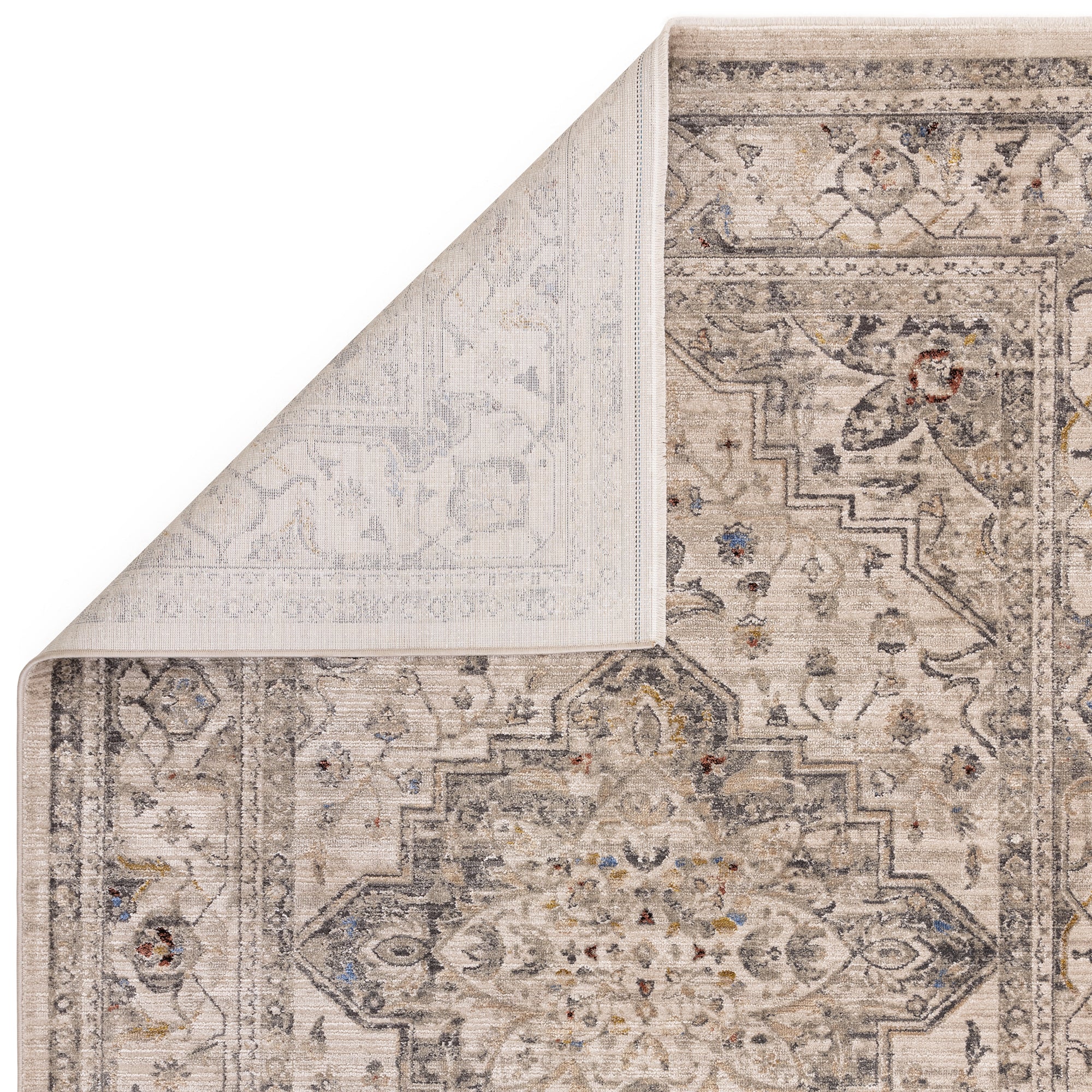 Sovereign 06 Ash Medallion Rug