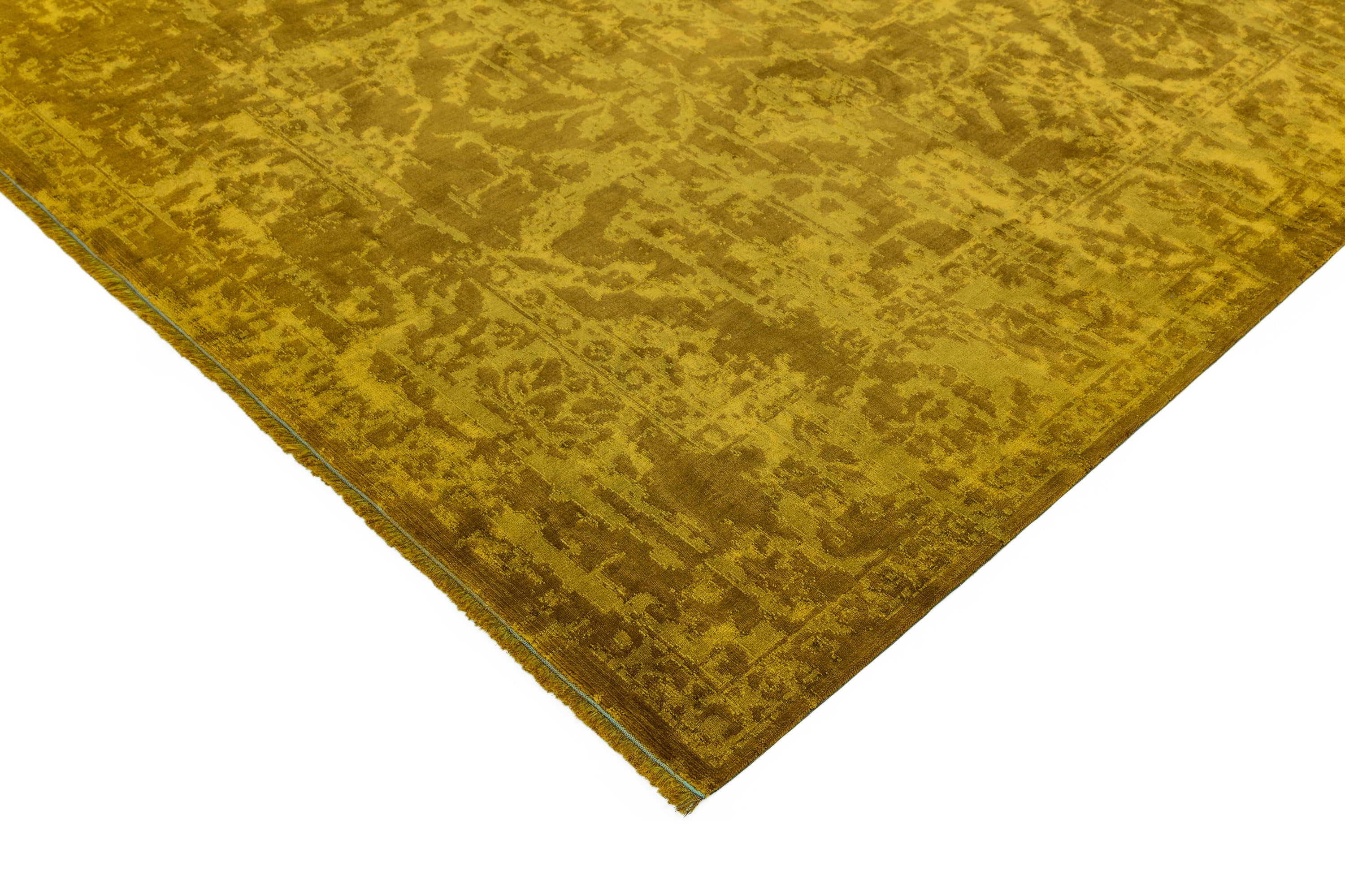 Zehraya ZE09 Gold Abstarct Rug