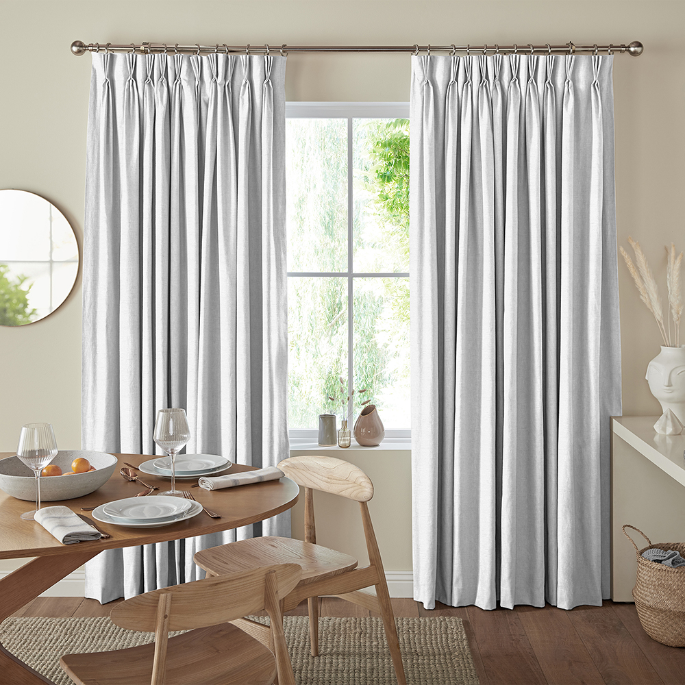 Orka White Curtains
