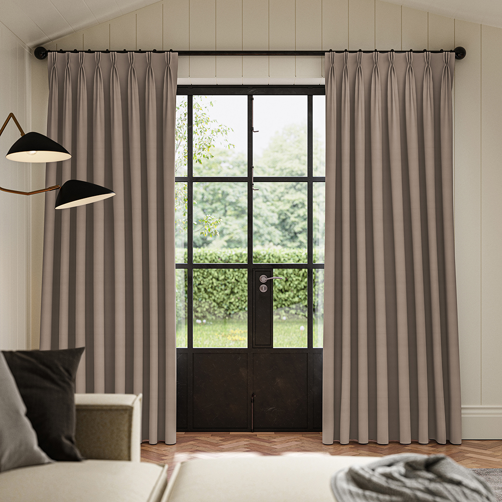 Cassandra Mauve Curtains