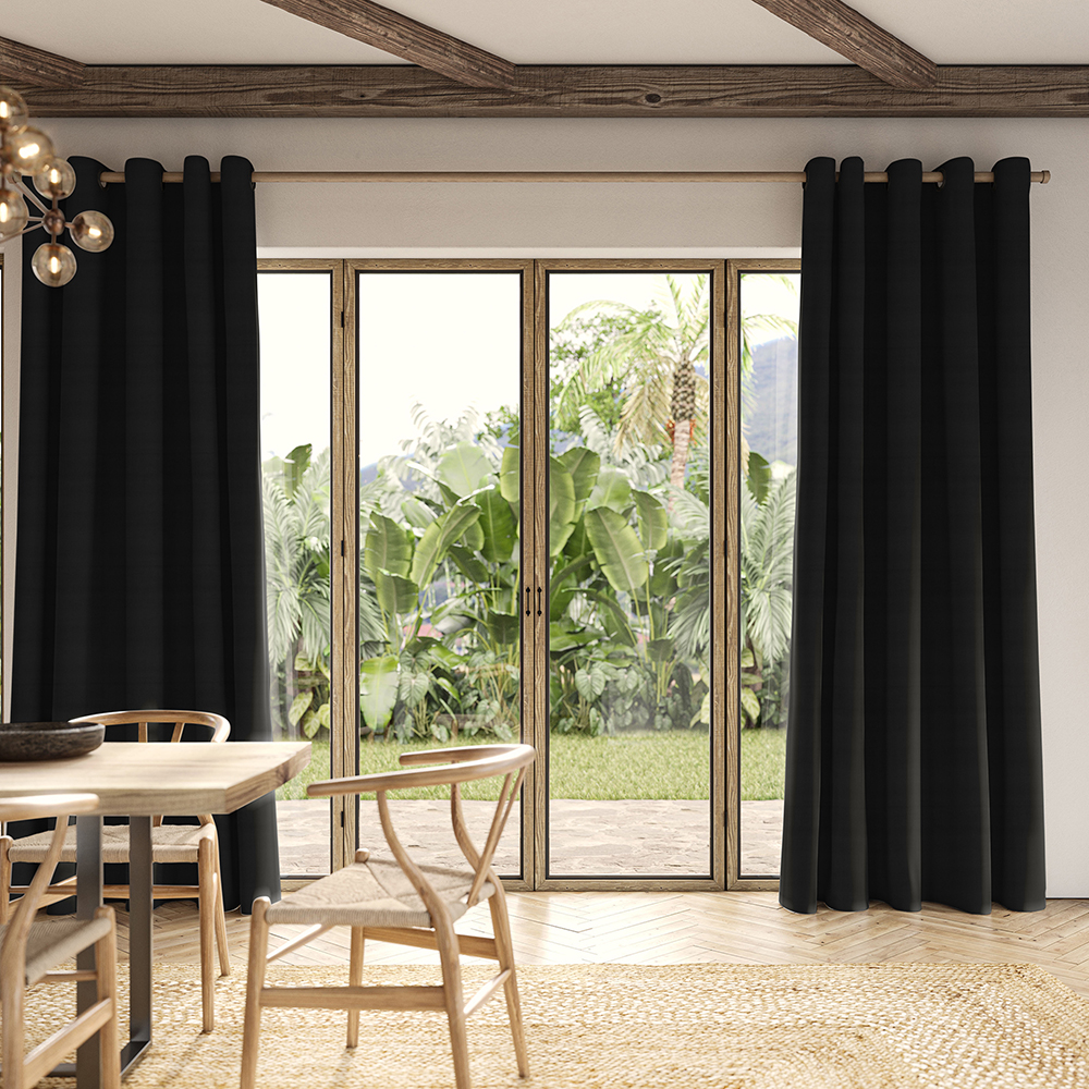 Cassandra Ebony Curtains