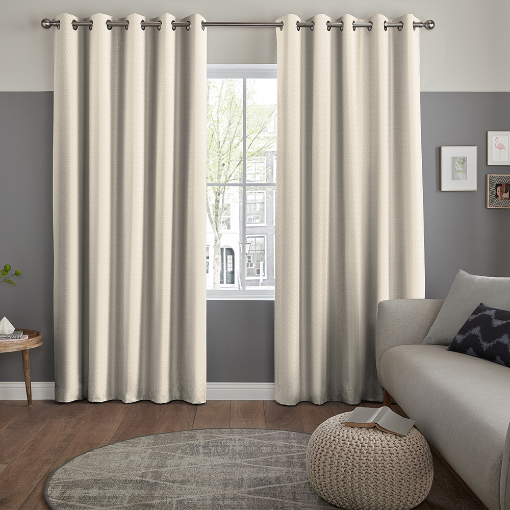 Reza Ivory Curtains