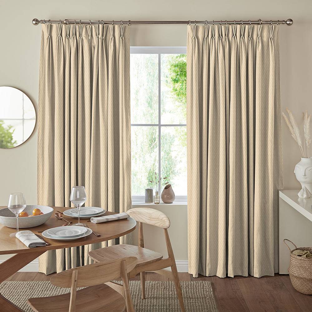Reza Champagne Curtains