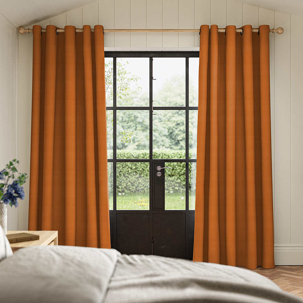 Cassandra Nectarine Curtains