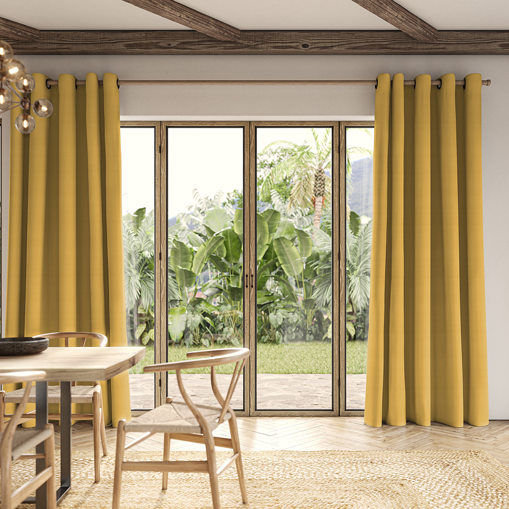 Cassandra Buttercup Curtains