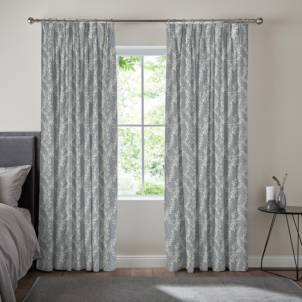 Edna Navy Curtains
