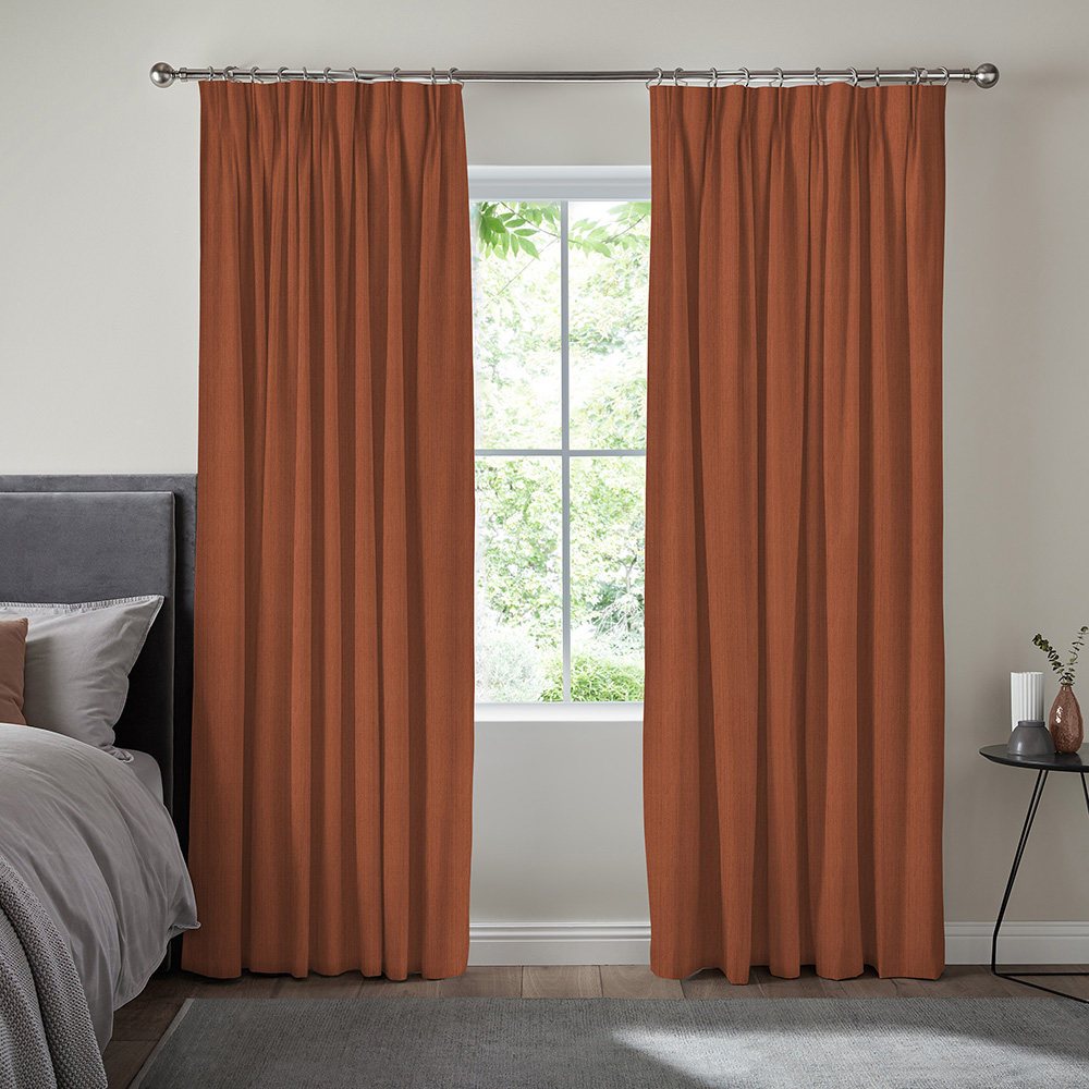 Hal Burnt Umber Curtains